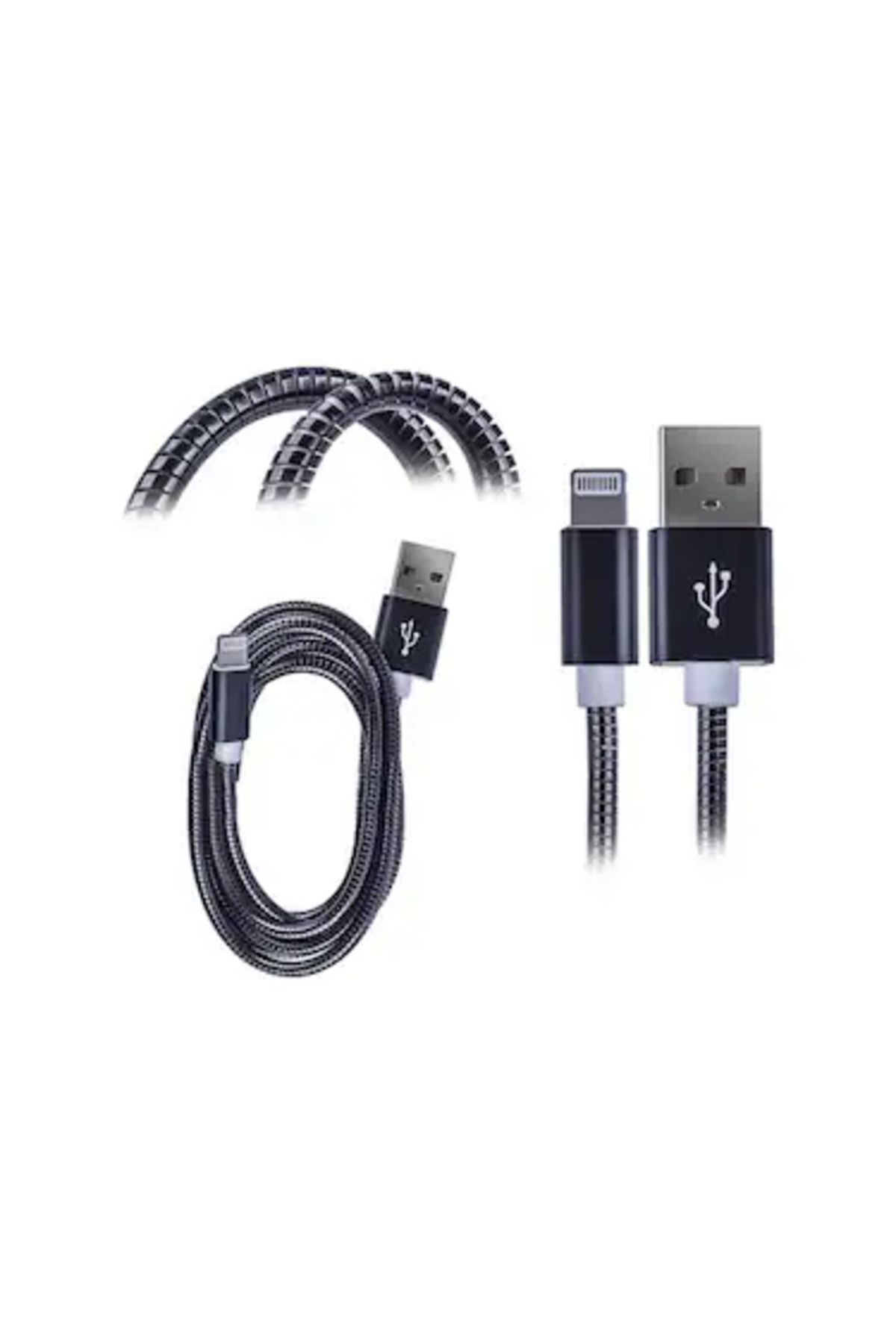 Notcraft Ally İphone Metal Data Usb Kablo-(5775) - NOTFRAFT2769-7997