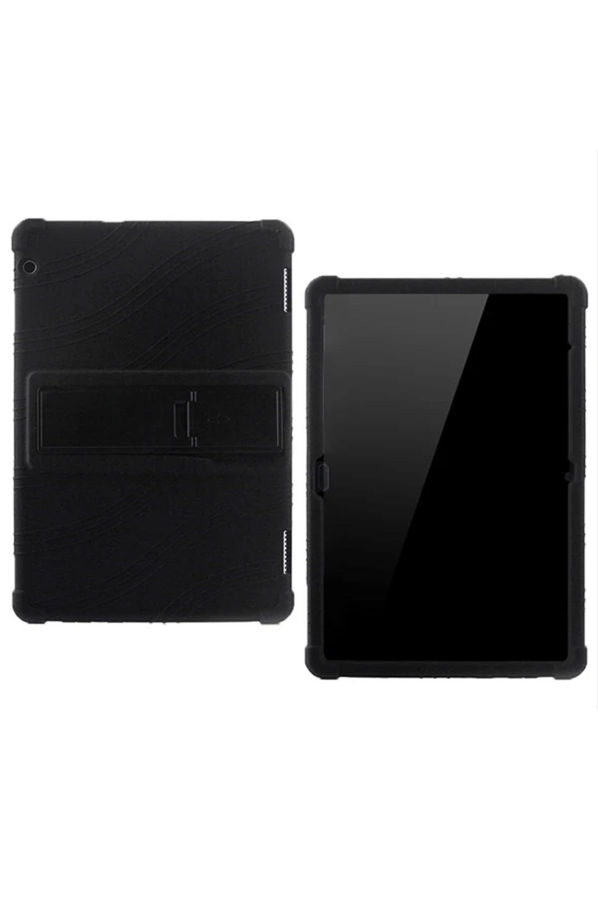 Lokal Marketing Huawei Mediapad T510 Standlı Silikon Kılıf-(5775) - LKM5985-4470