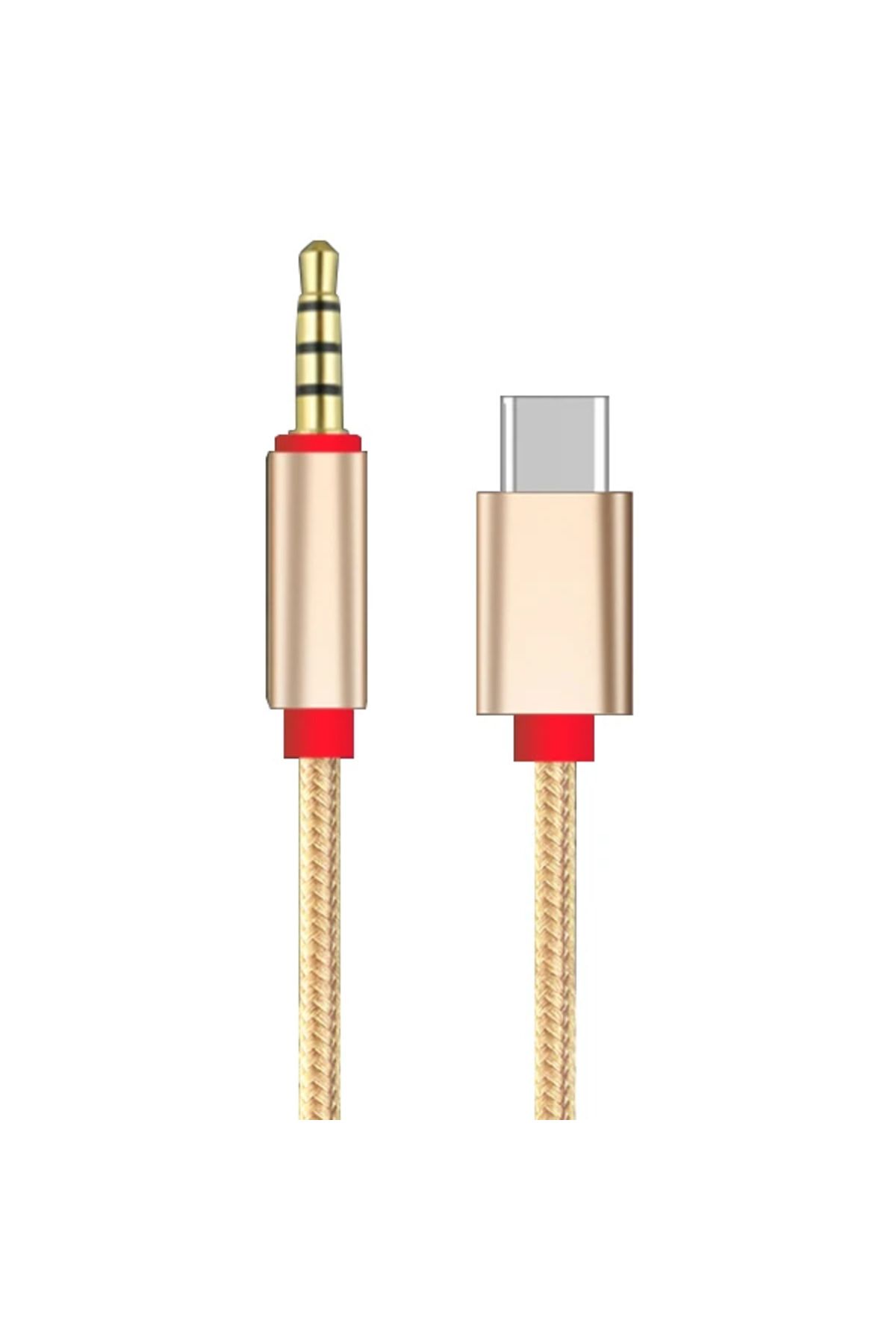 demila Ally Halat Usb Type-C Aux Muzik Kablo-(5775) - MLA1258-2247