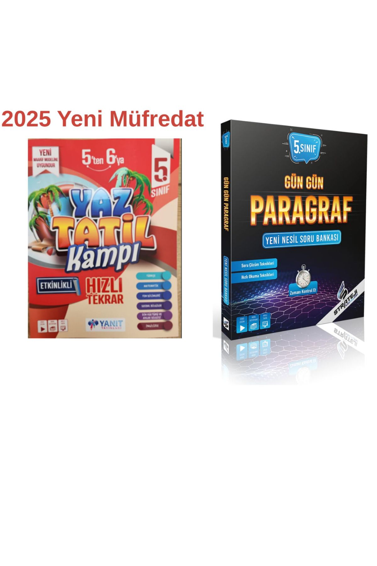 Fenomen Yayıncılık YANIT 5.SINIF YAZ TATİL KİTABI + STRATEJİ 5.SINIF GÜN GÜN PARAGRAF SET 2025-2026