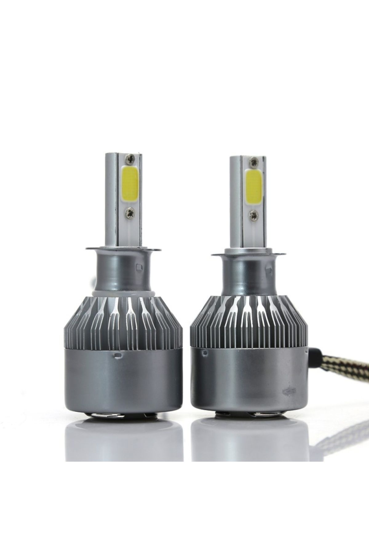 TECHSTAR-Set of 2 Techstar® C6 Auto LEDs, H3, 36w, 3800 Lumens, 6500K, AUTO, 12-24 Volts, COB 6