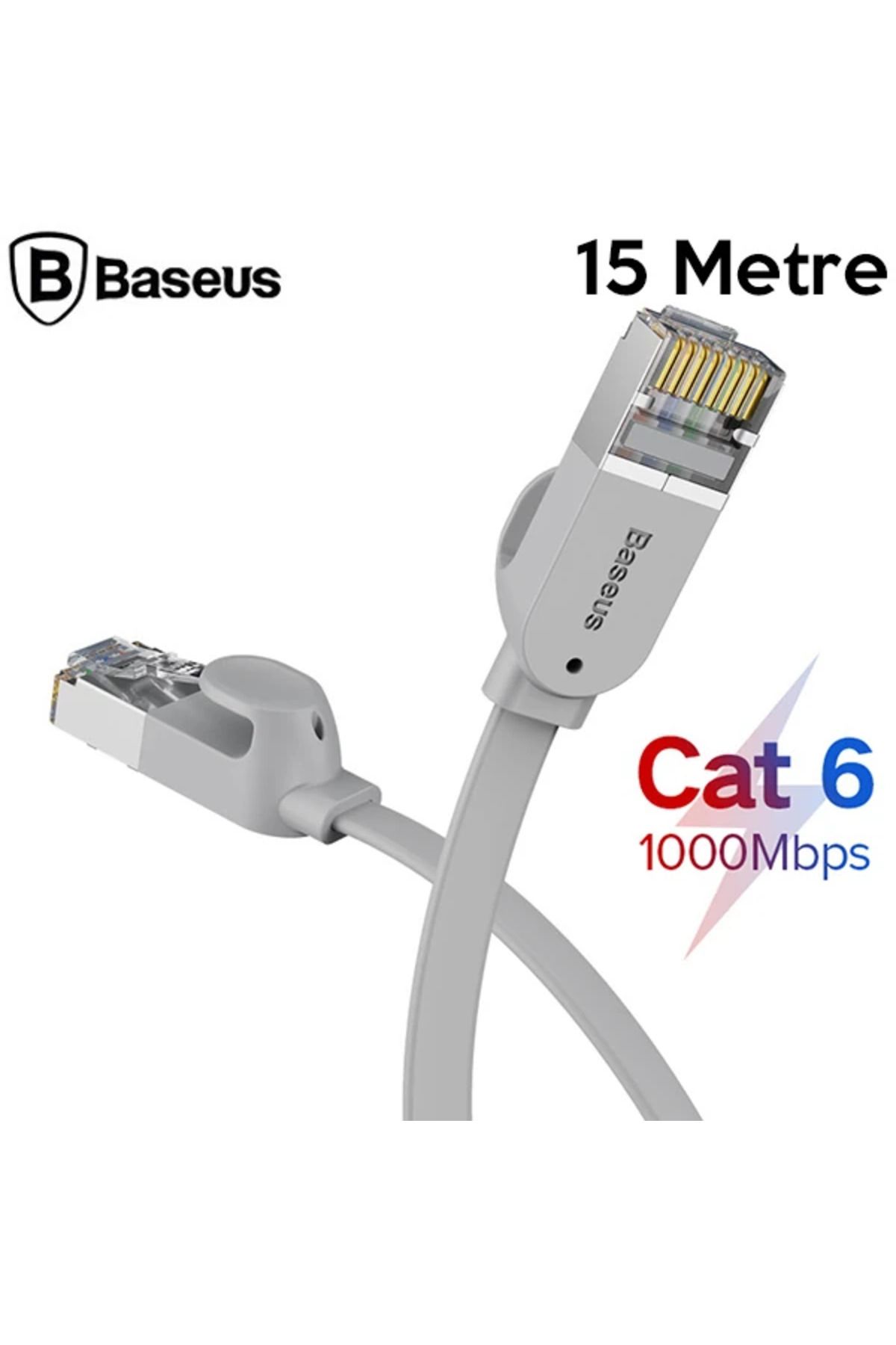 mudikonsept high Speed Six types of RJ45 Gigabit Ethernet kablosu (round cable)15metre-(5775) - MDE3295-4200