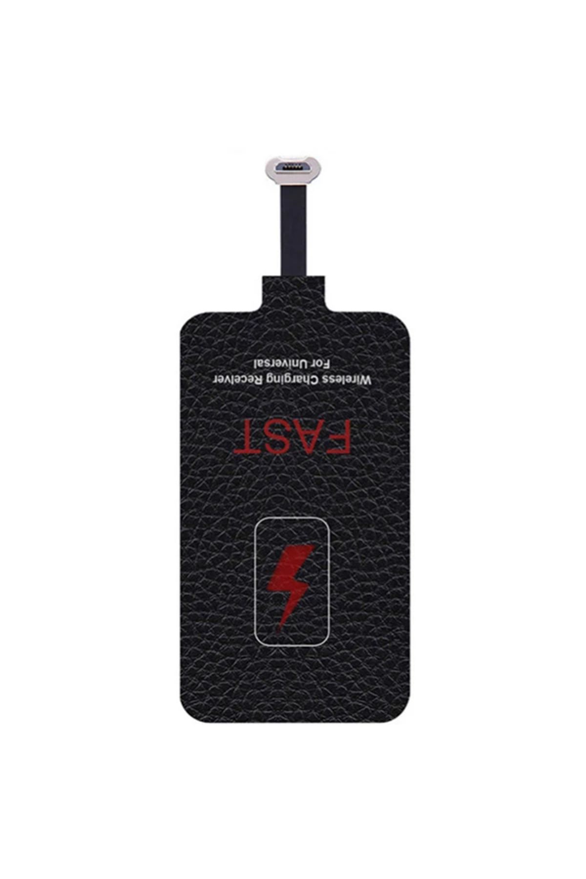 Uyguna Kapında ALLY Mikro Usb Kablosuz Wireless Şarj Alıcısı 5V/2A 10W Hızlı Şarj-(5775) - SVU2155-8413