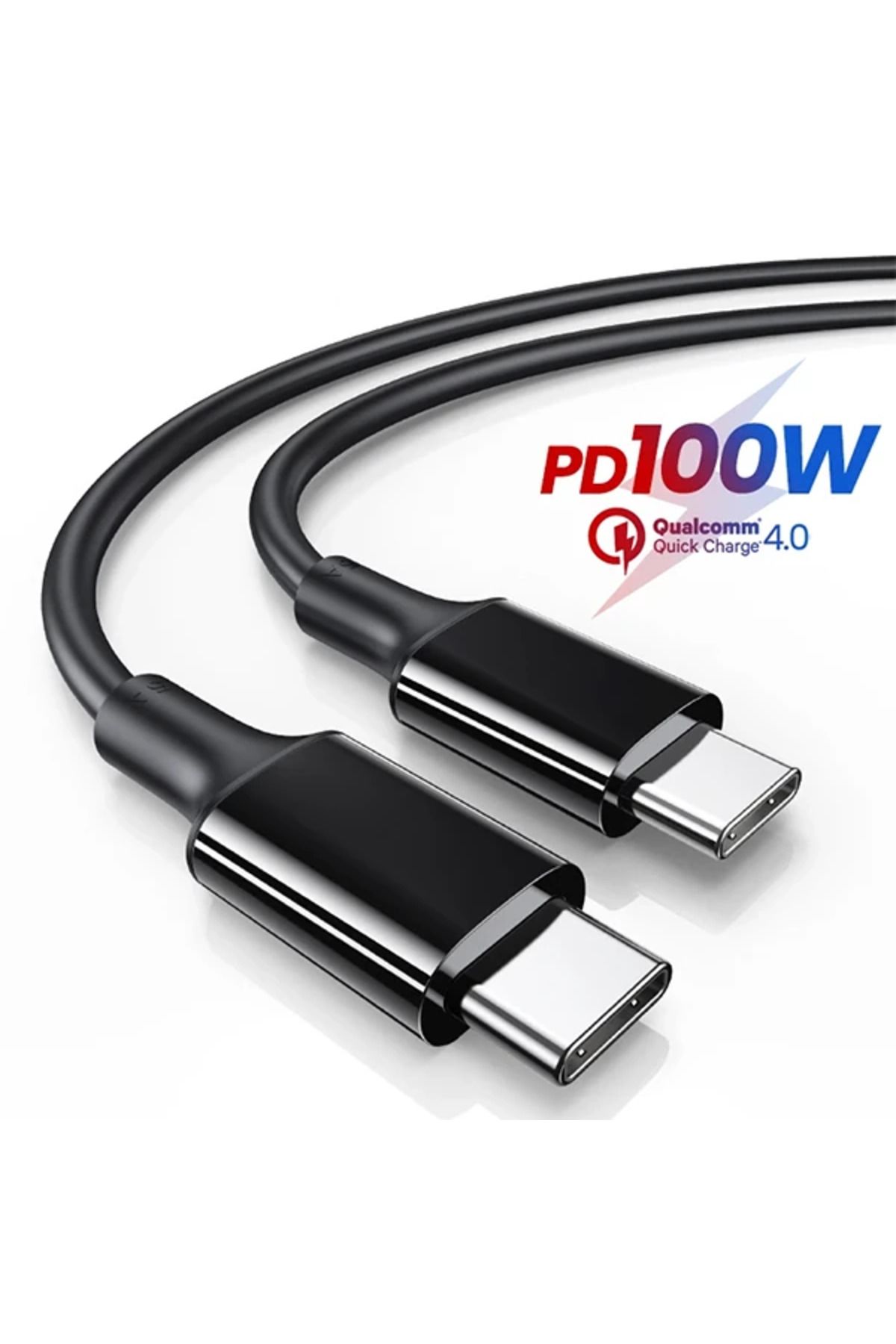 Uyguna Kapında ALLY USB Type-C PD3.1 100W(20V-5A) Hızlı Veri Şarj Kablosu 1metre-(5775) - SVU4089-4023