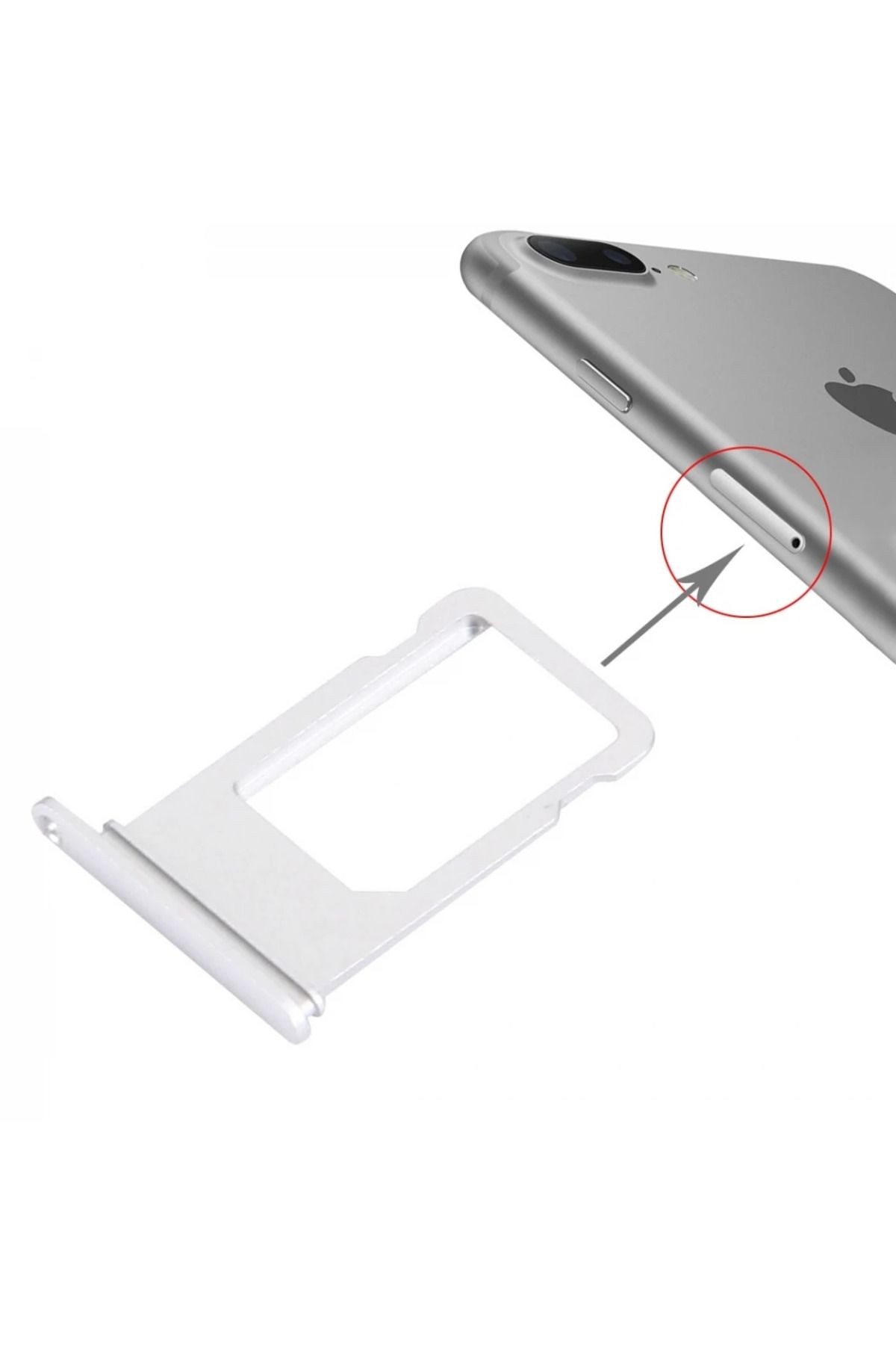 Draco İphone 7 Uyumlu Sim Kart Kapağı-(5775) - DRCO7781-4192