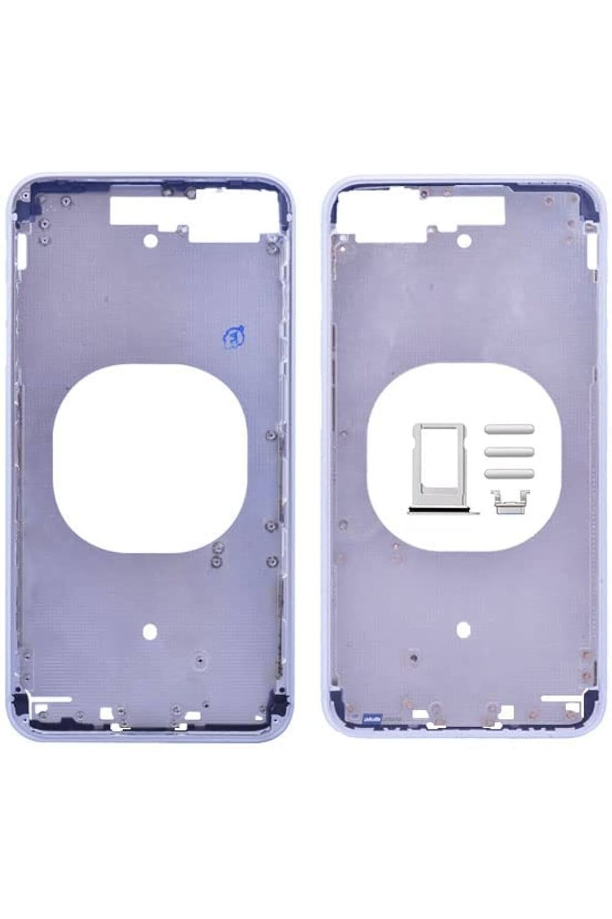 mudikonsept İPhone 8 Plus Orta Kasa Ve Sim Kapağı Tutucu-(5775) - MDE5652-7415