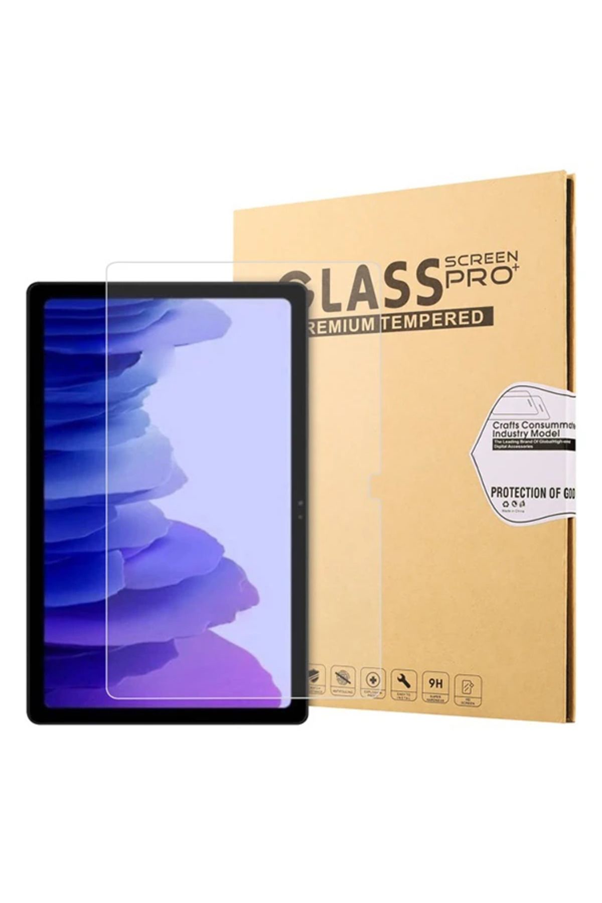 ChenSea SM Galaxy Tab A7 10.4 (2020) T500/T505 Tempered Cam Ekran Koruyucu-(5775) - AGT8573-3888