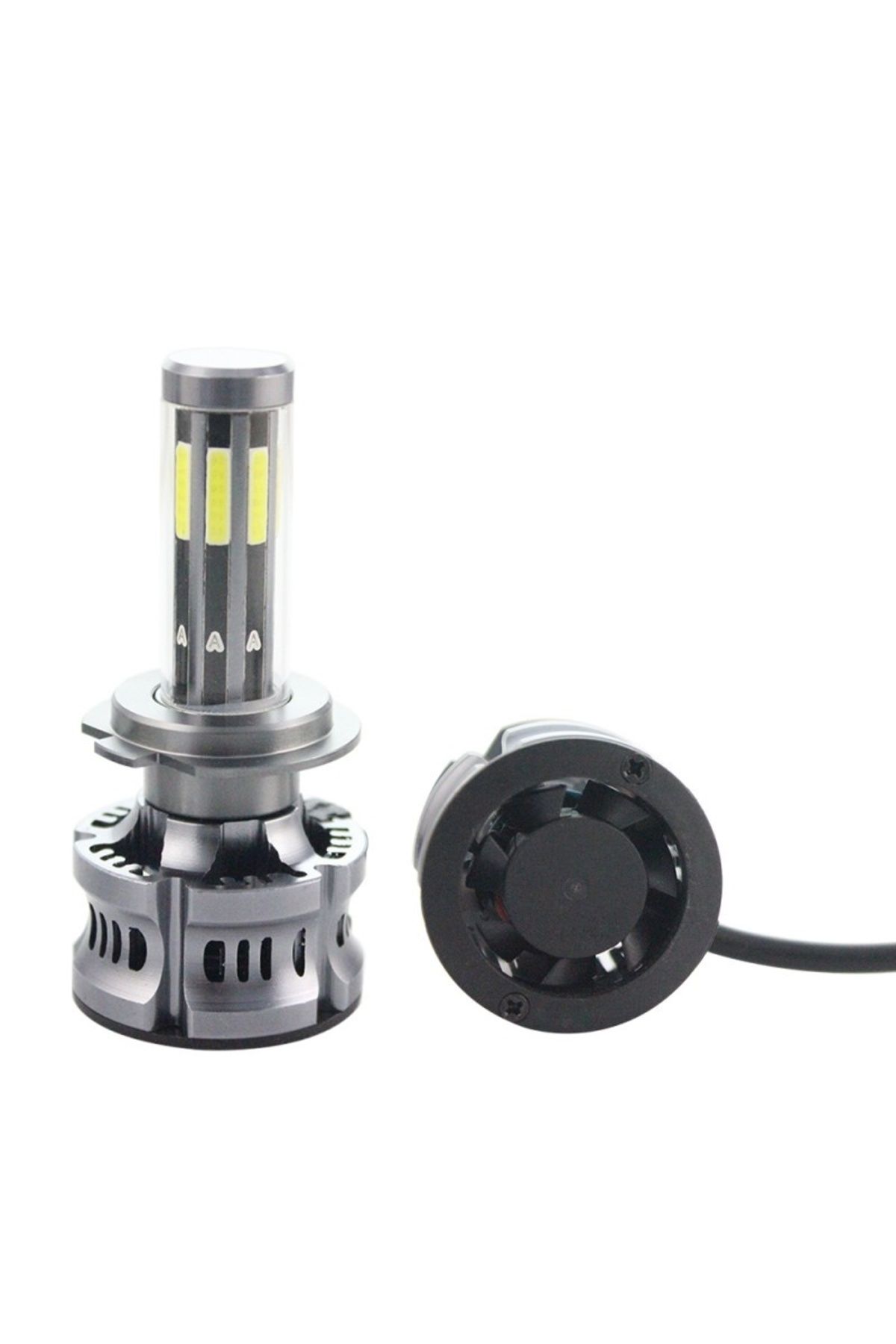 TECHSTAR-Set de 2 LED-uri auto Techstar® N8, H7, 50w, 5500 lumeni, 3000K-8000K, AUTO, 12-24 volți, COB, Canbus, 3