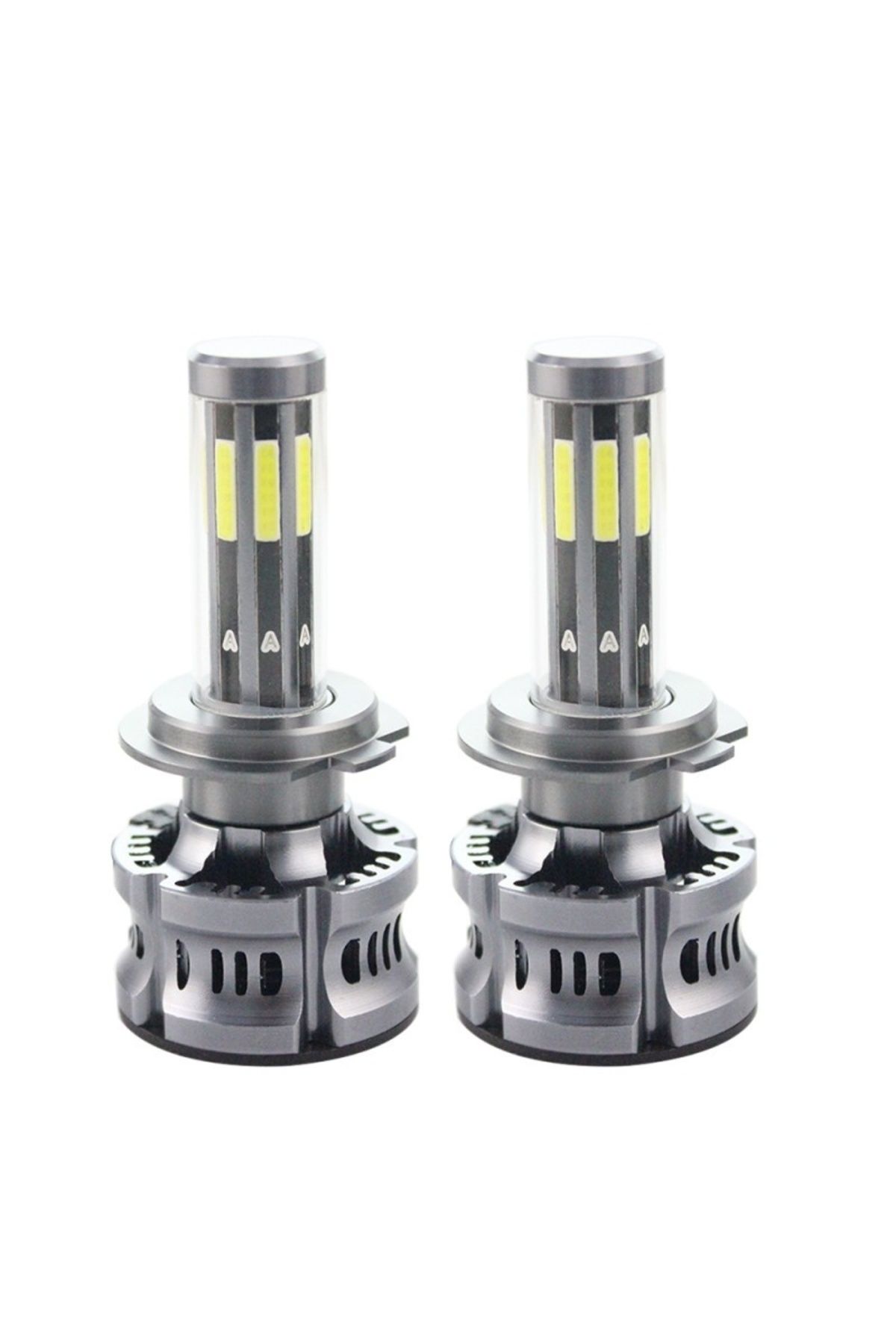 TECHSTAR-Set de 2 LED-uri auto Techstar® N8, H7, 50w, 5500 lumeni, 3000K-8000K, AUTO, 12-24 volți, COB, Canbus, 1