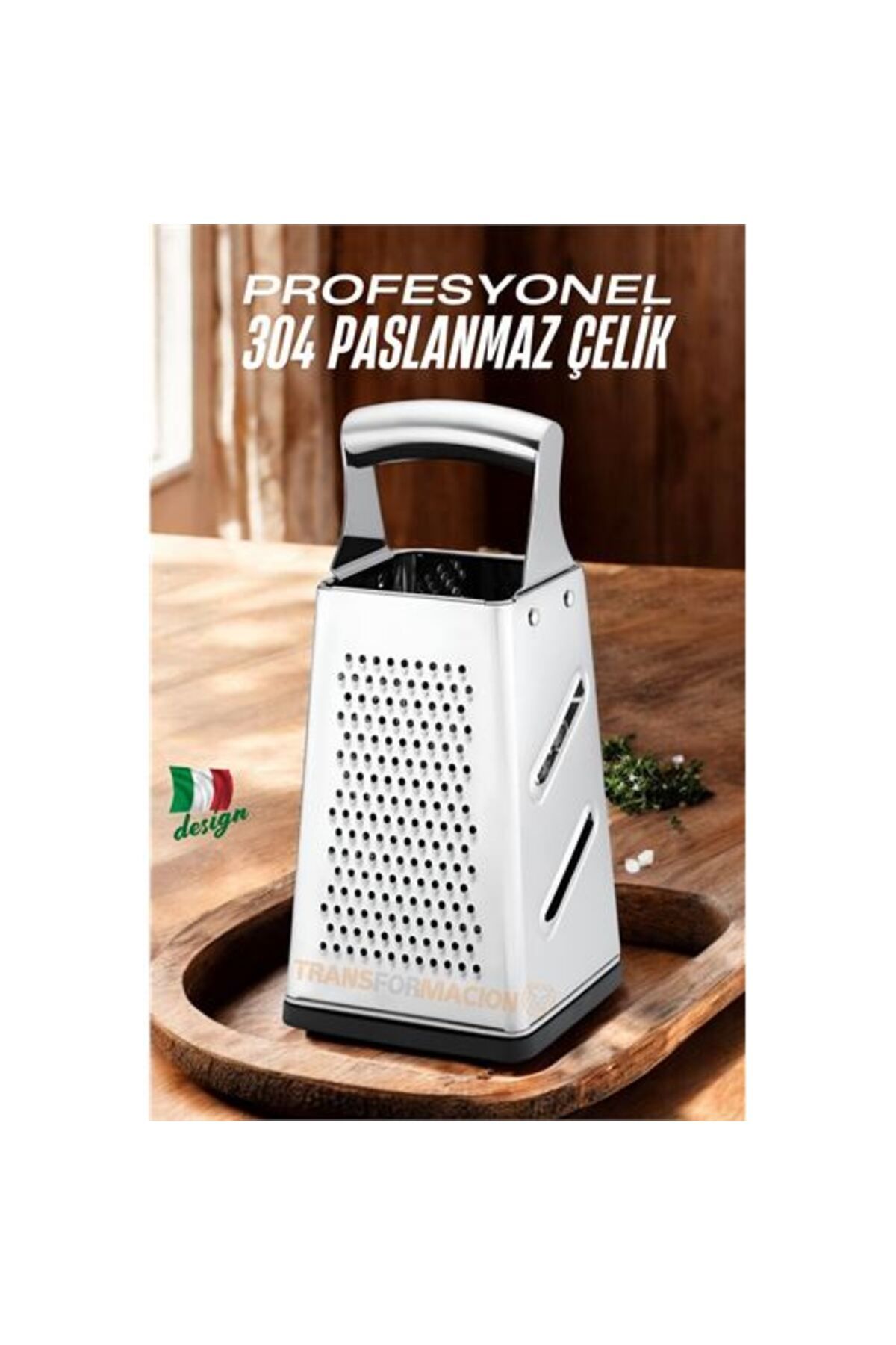 ONE TurkEl Rendesi 4 Taraflı 304 Paslanmaz Çelik - CDY9255-8081