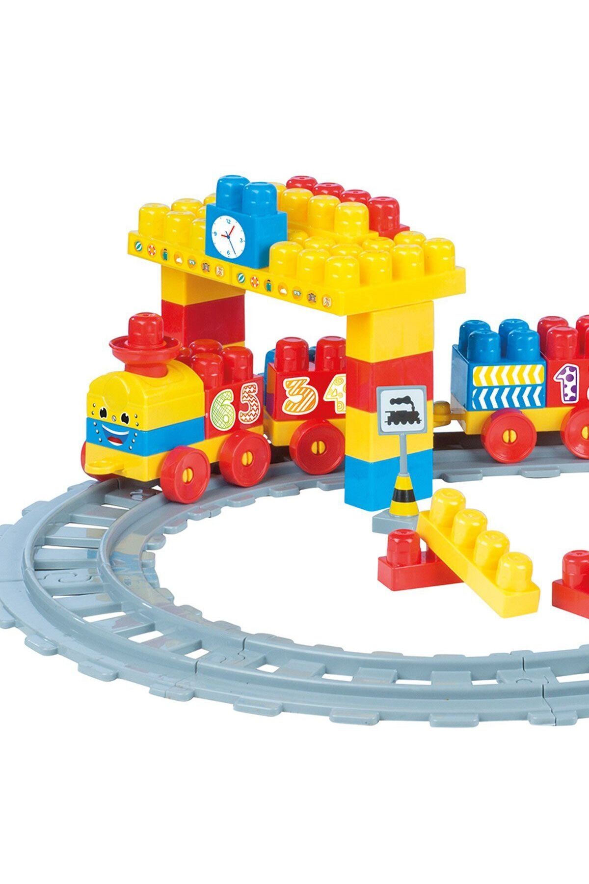 SPOR35 Eğitici Oyuncaklar 5081 Tren Yol Blok Seti 58 Parça Kız Erkek Çocuk Oyuncak Eğitici Oyuncaklar fotoğrafı 4 (önizleme)