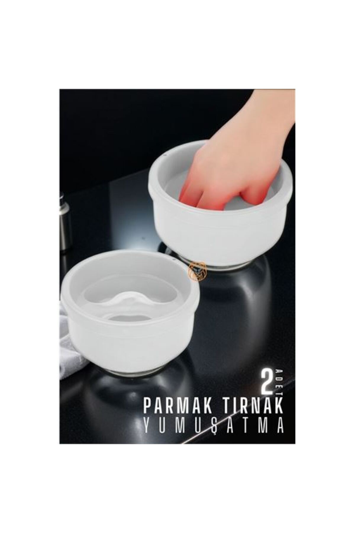 MKR Turk Parmak Yumuşatma 2 ADET Manikür Kasesi