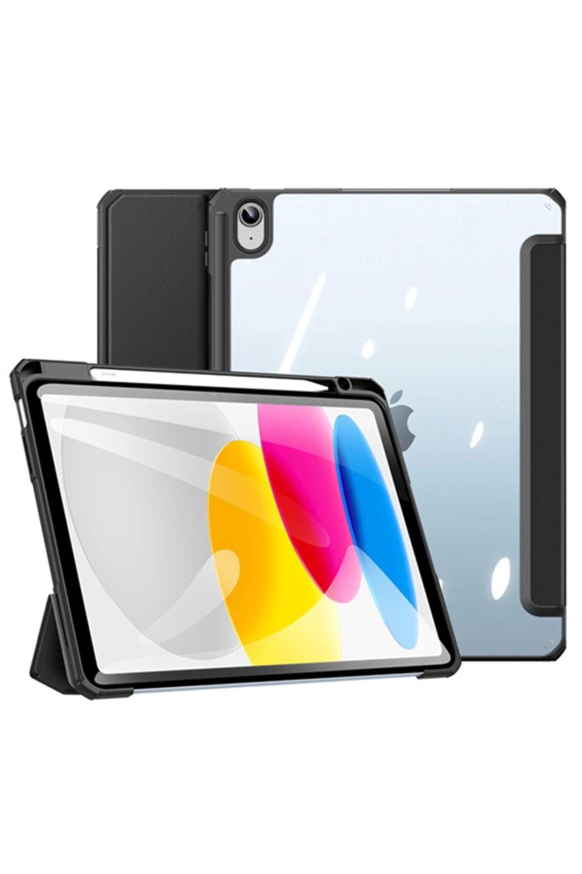 Uyguna Kapında Dux Ducis iPad 10.2 2022 Kılıf Toby Series Kalem Yerli Manyetik Kapaklı Kılıf-( - SVU8356-3906