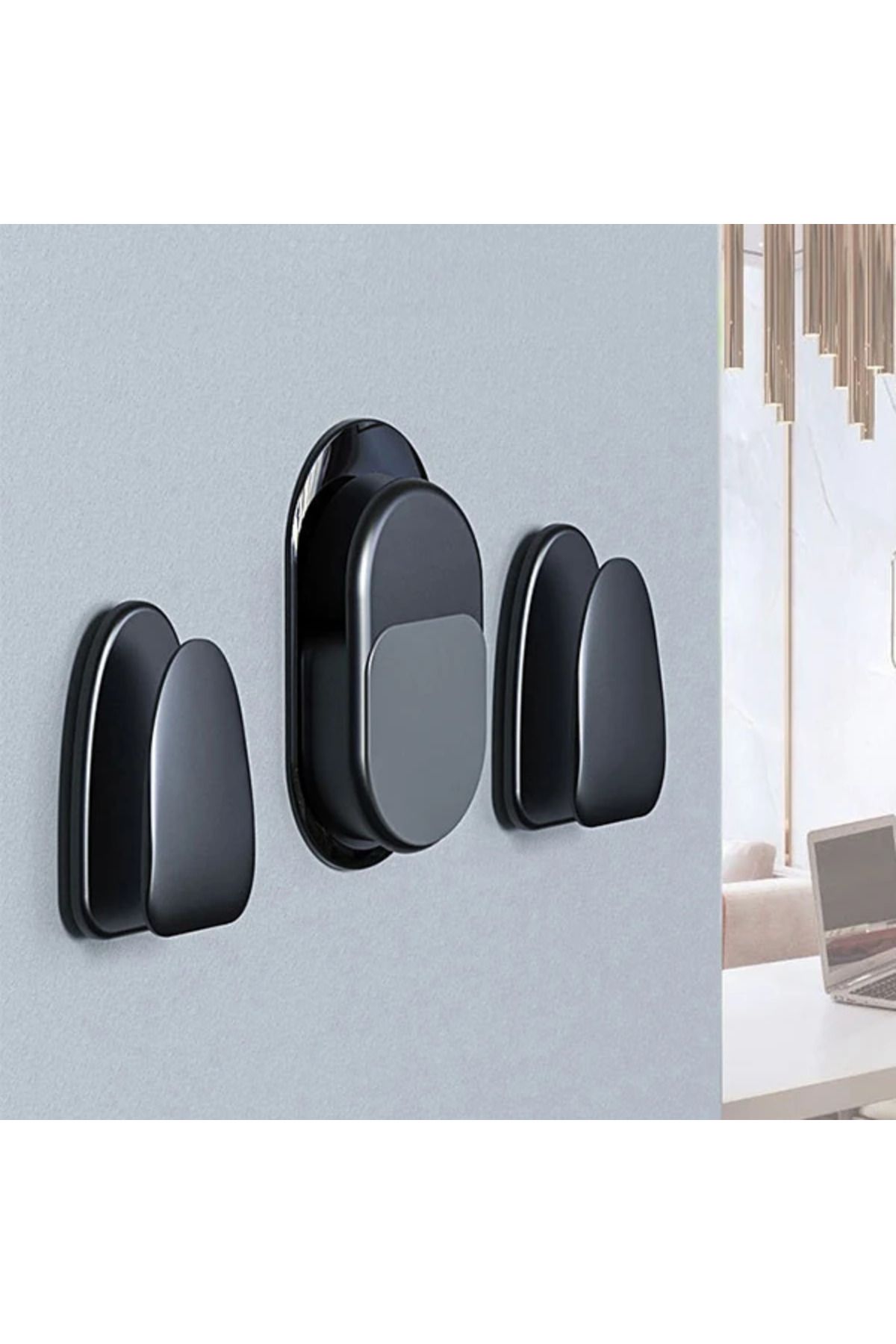 ChenSea Ally Mıknatıslı Suction hook 3 Parça Araç &Ev Kablo TutucuToparlayıcı-(57 - AGT3578-3866