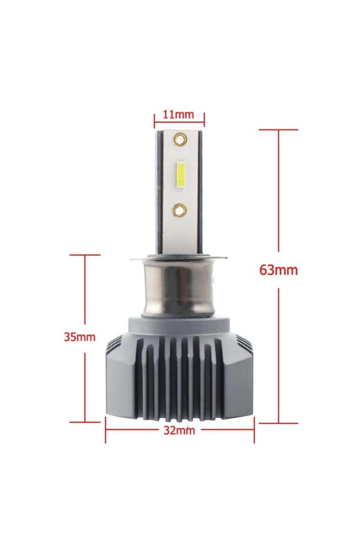 TECHSTAR-Set of 2 Techstar® S1 Auto LEDs, H3, 40w, 4000 Lumens, 6500K, AUTO, 12-24 Volts, CSP, Canbus 6