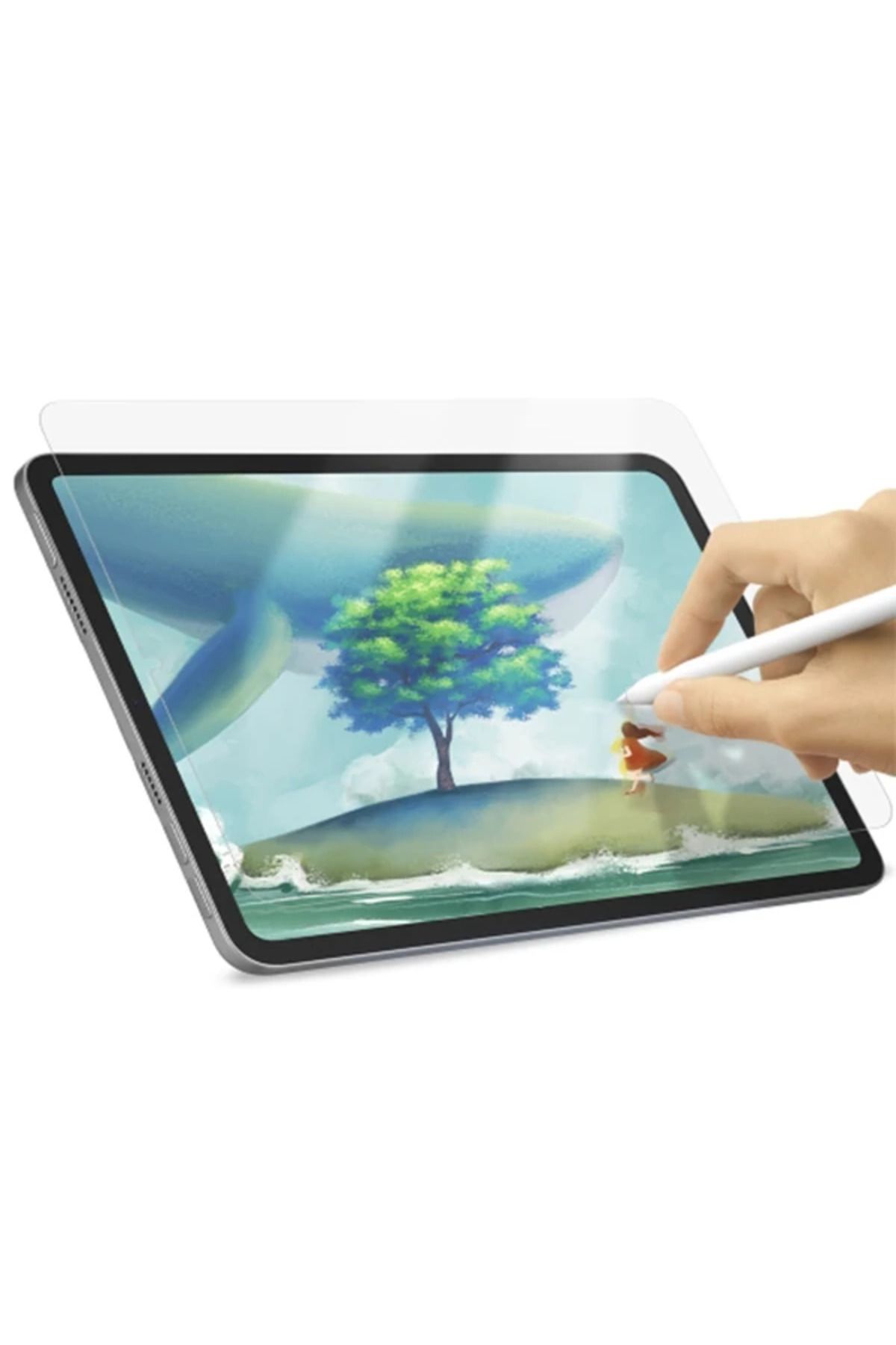 ChenSea ALLY iPad Mini 6 (2021) ve Mini 7 (2024) Paper Like Film Darbe Emici Pet Ekran Koruy - AGT3795-9346