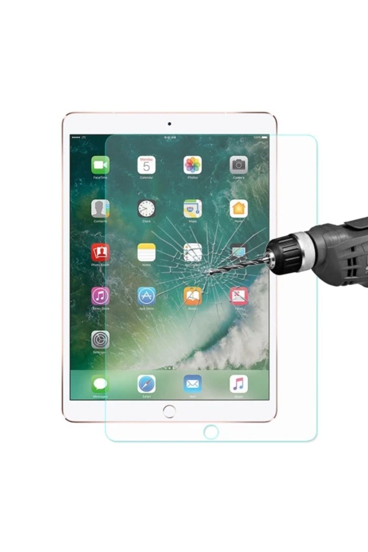 ChenSea Ally Apple İpad Pro Uyumlu  105 Kırılmaz Cam Ekran Koruyucu-(5775) - AGT4051-8435