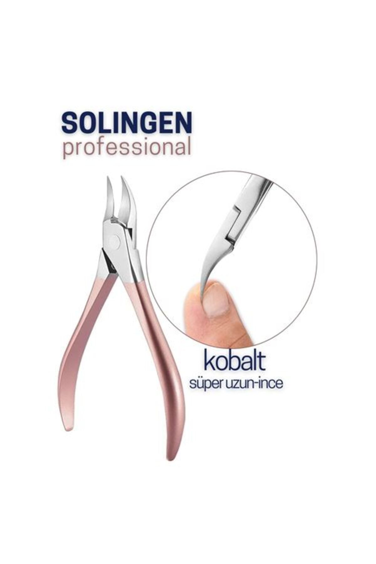 ChenSea Kobalt Manikür Pedikür Tırnak Makası Solingen Profesyonel - AGT9444-2990