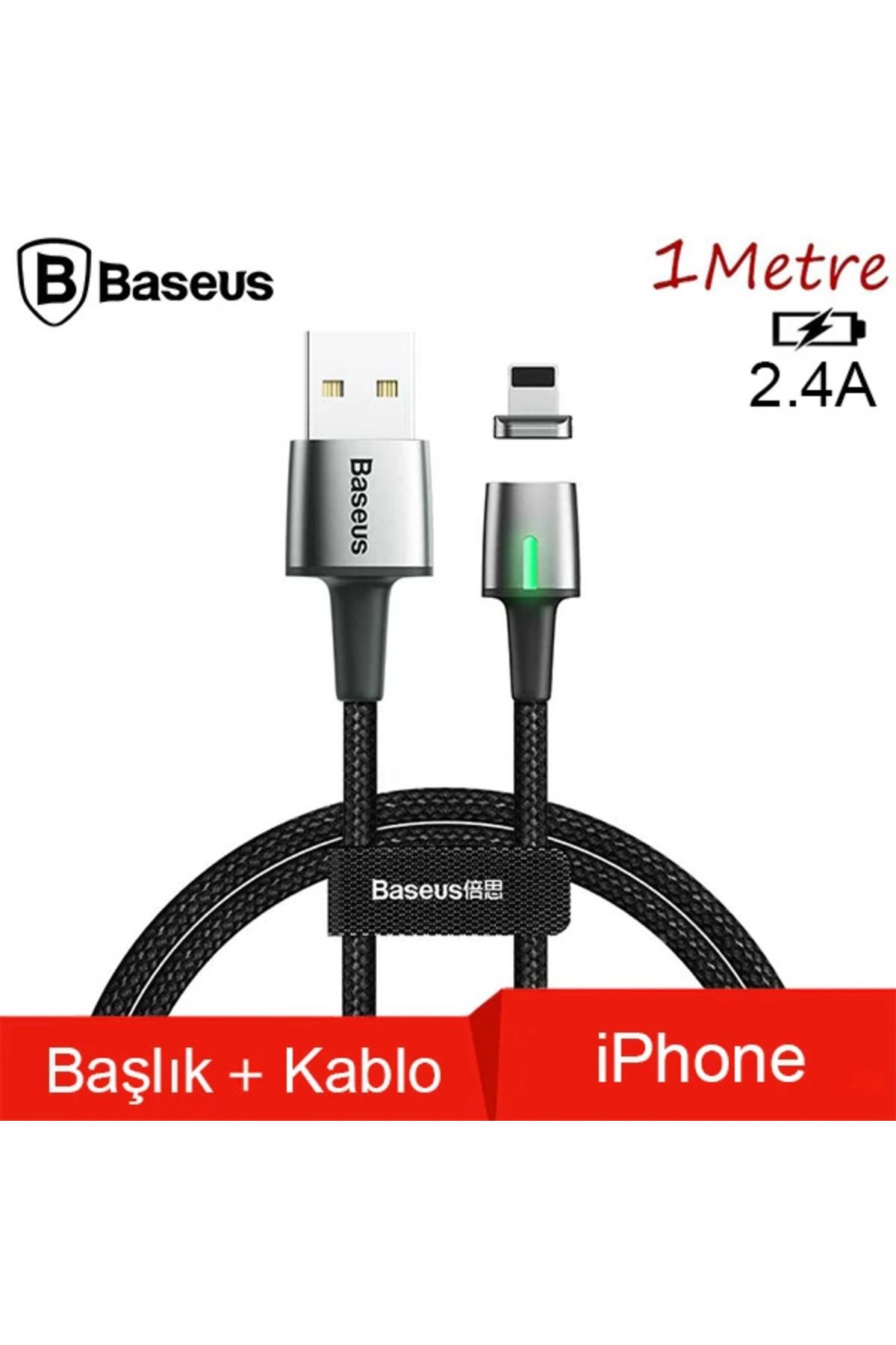 mudikonsept Zinc Magnetic Usb Kablo Şarj İPhone 14-13-12-11 1Metre-(5775) - MDE6103-1446