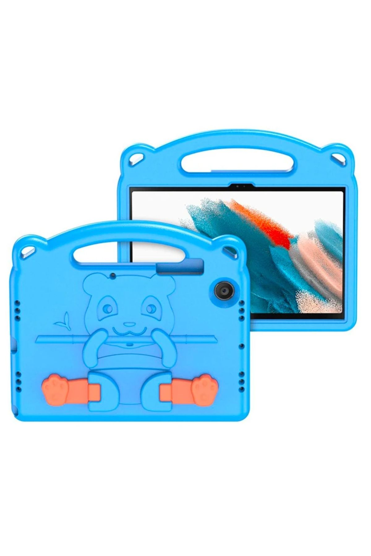 demila Dux Ducis Panda SM Tab A8 2021 10.5 (X200/X205) Kılıf Çocuk Shockproof Standlı T - MLA5698-6813
