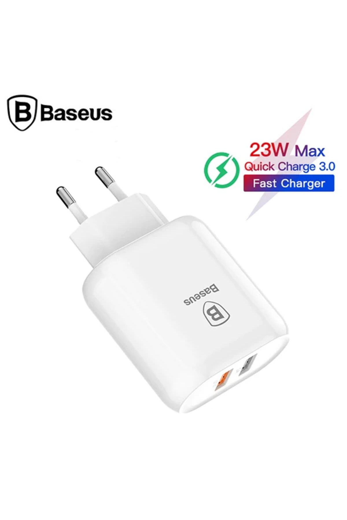 mudikonsept Bojure Series Dual-USB QC 3.0 18W Hızlı Şarj Aleti Başlık-(5775) - MDE2965-3611