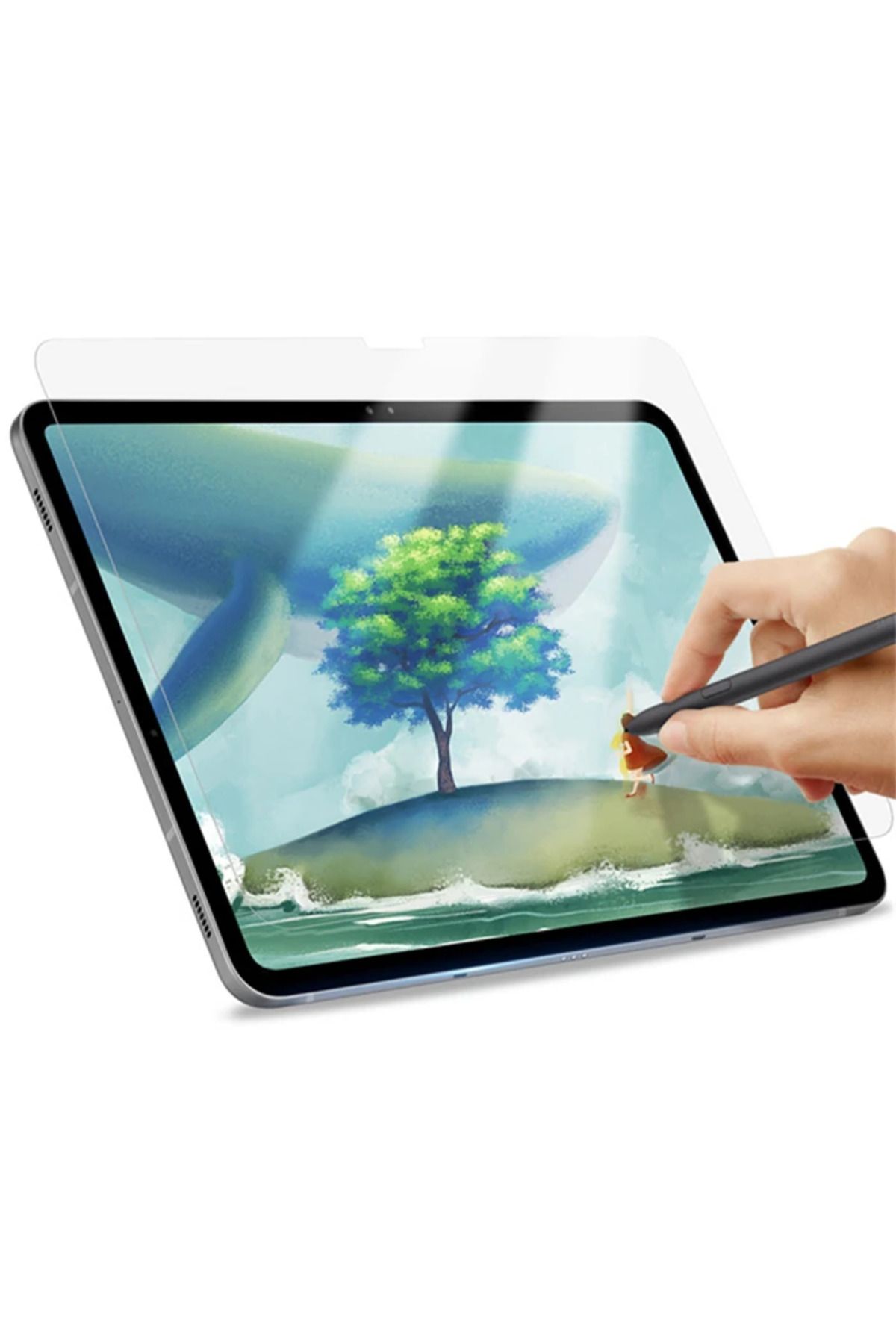 Uyguna Kapında Dux Ducis SM Galaxy S8/S7 Paperfeel Pet Ekran Koruyucu 0.15mm Darbe Emici Film-(5775 - SVU6445-8378