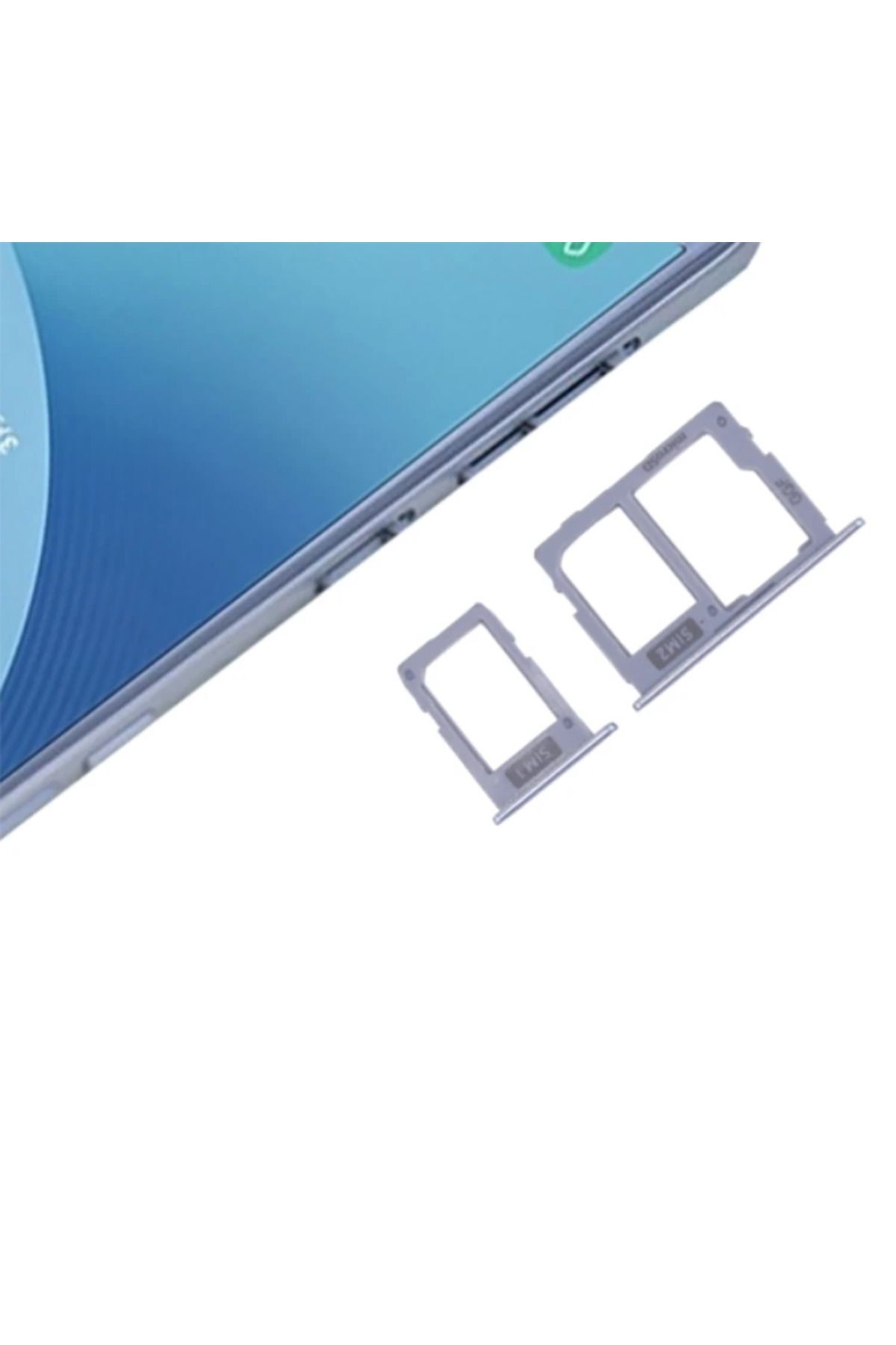 TTK ART Galaxy J330 J3 2017J530 J5 2017J730 J7 2017 Uyumlu Sim Hafıza Kart Kapak Set-(5775) - 8067-11
