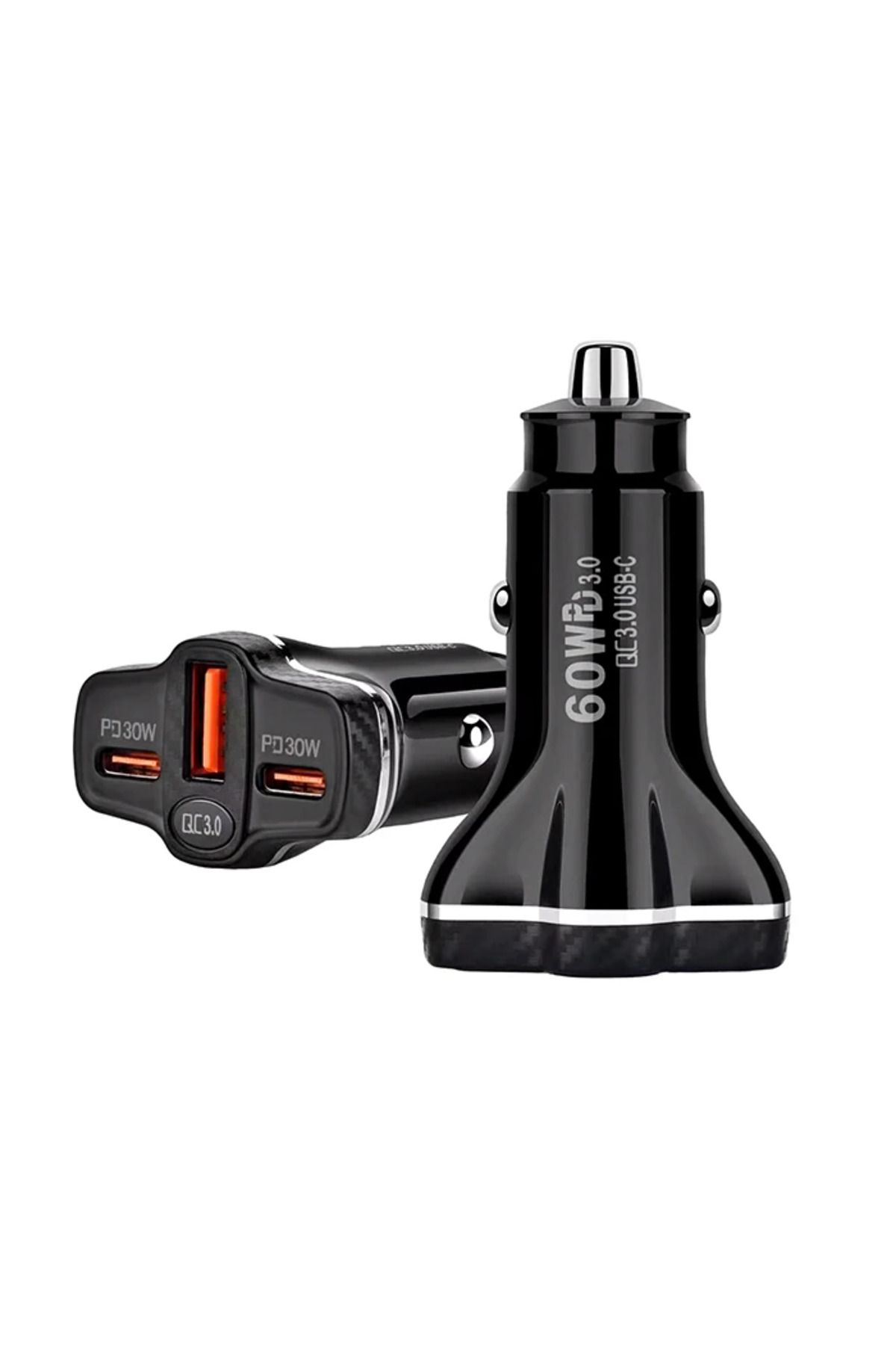 Notcraft ALLY PD62 2xType-C + USB 78W Araç Çakmaklık Hızlı Şarj Aleti Araç Şarjı-(57 - NOTFRAFT4231