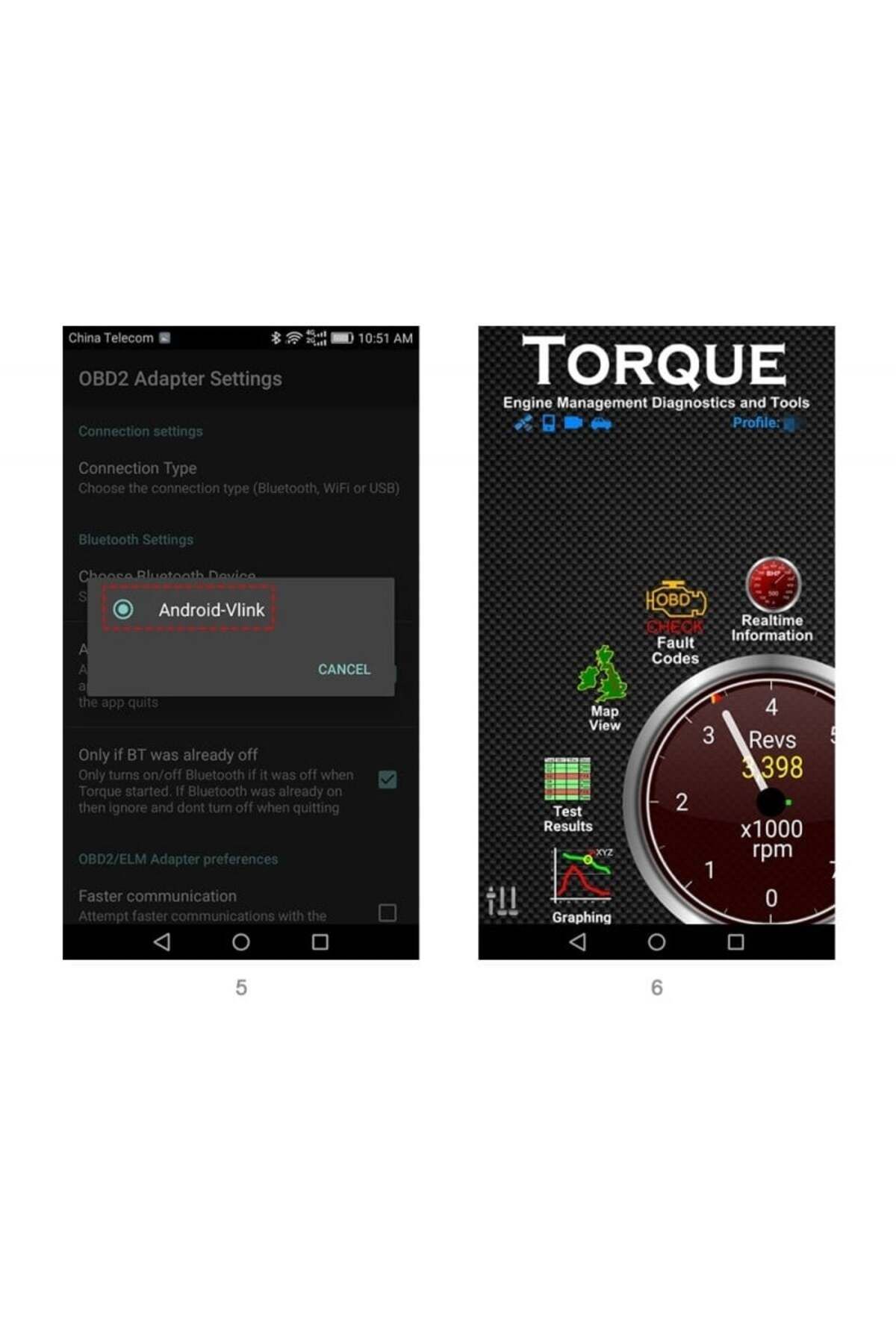 Vgate-Diagnoză automată Techstar® Vgate iCar Pro, Bluetooth 4.0, Android și iOS, MultiBrand, OBD 2 6