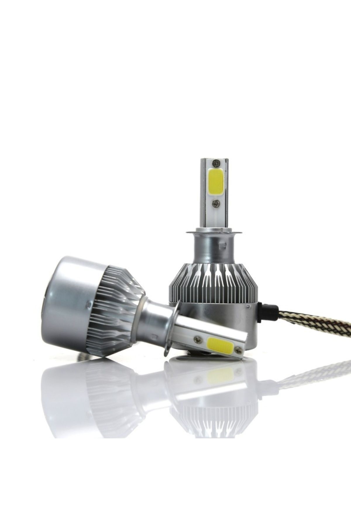 TECHSTAR-Set of 2 Techstar® C6 Auto LEDs, H3, 36w, 3800 Lumens, 6500K, AUTO, 12-24 Volts, COB 7