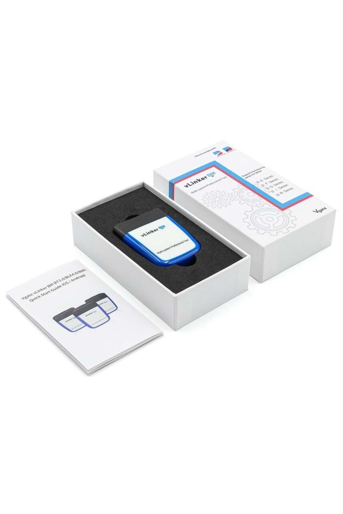VLİNKER-Vgate VLinker BM Diagnosis, BMW, BimmerCode, Resets, Live Data, DPF Regeneration, Flaps Control, ASD 7