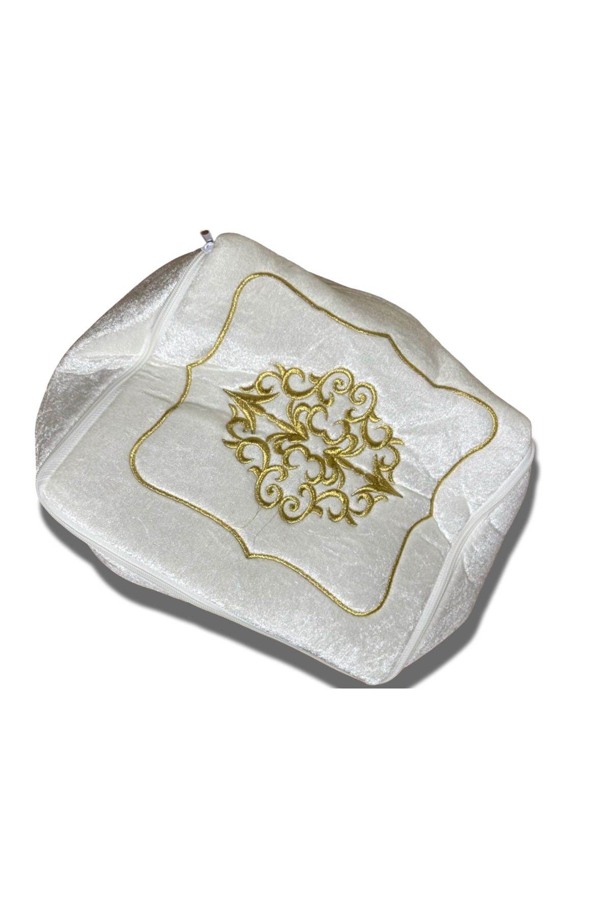 Muensu 1 Adet 40*35 Küçük Boy Sırma Kadife Hurç, Süslemelik Çeyizlik Hurç, Tekli Hurç, One Size 004