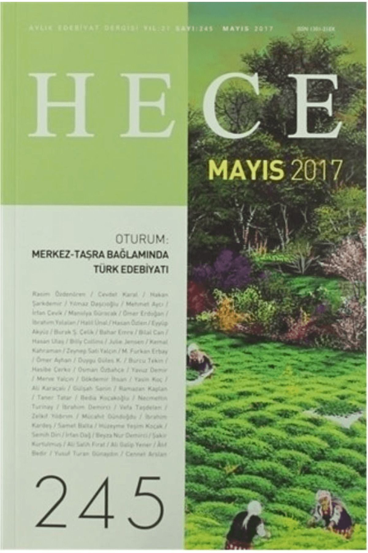 Hece Dergisi Hece Aylık Edebiyat Dergisi Sayı: 245 - Mayıs 2017