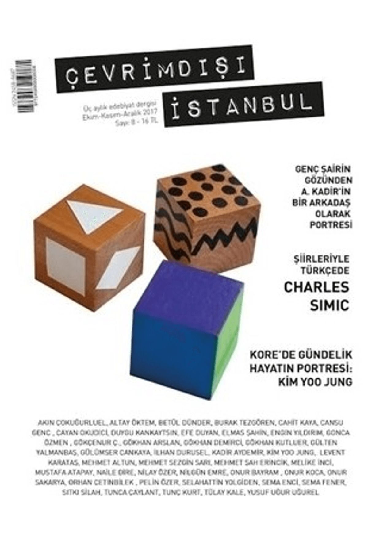 Delta Yayınları Çevrimdışı İstanbul Üç Aylık Edebiyat Dergisi Sayı: 8 Ekim - Kasım - Aralık 2017