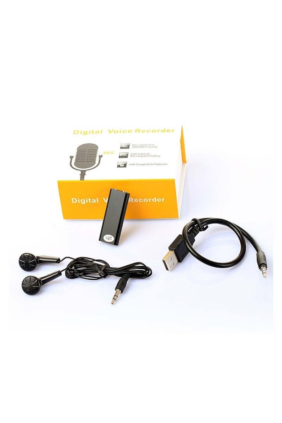 TECHSTAR-® Mini8 Spy Mp3 Player, 8gb Internal Memory, Integrated Microphone, Audio Recording, Battery 8
