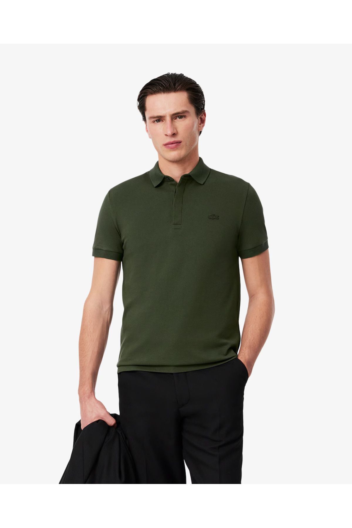 Lacoste Sport Paris Erkek Regular Fit Koyu Yeşil Polo