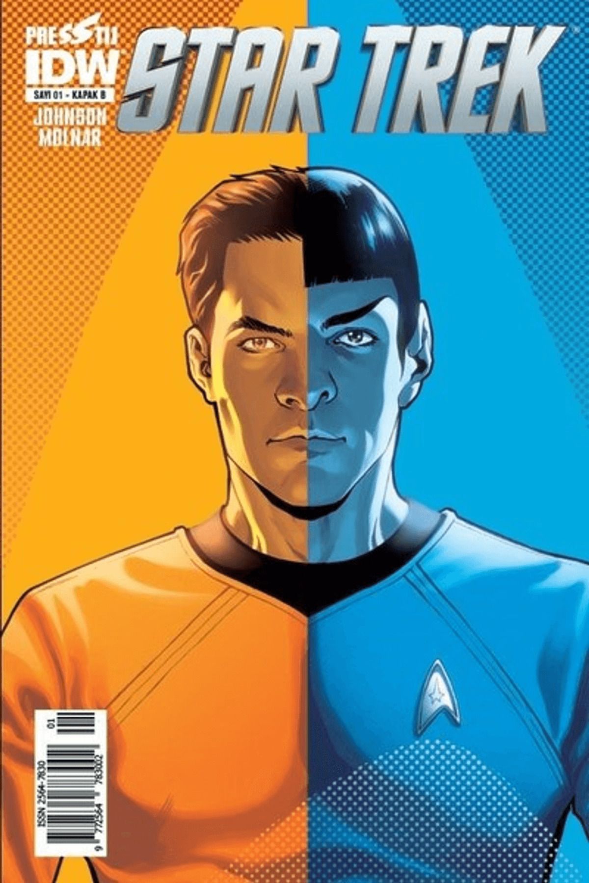 Presstij Kitap Star Trek Sayı : 1 - Kapak B