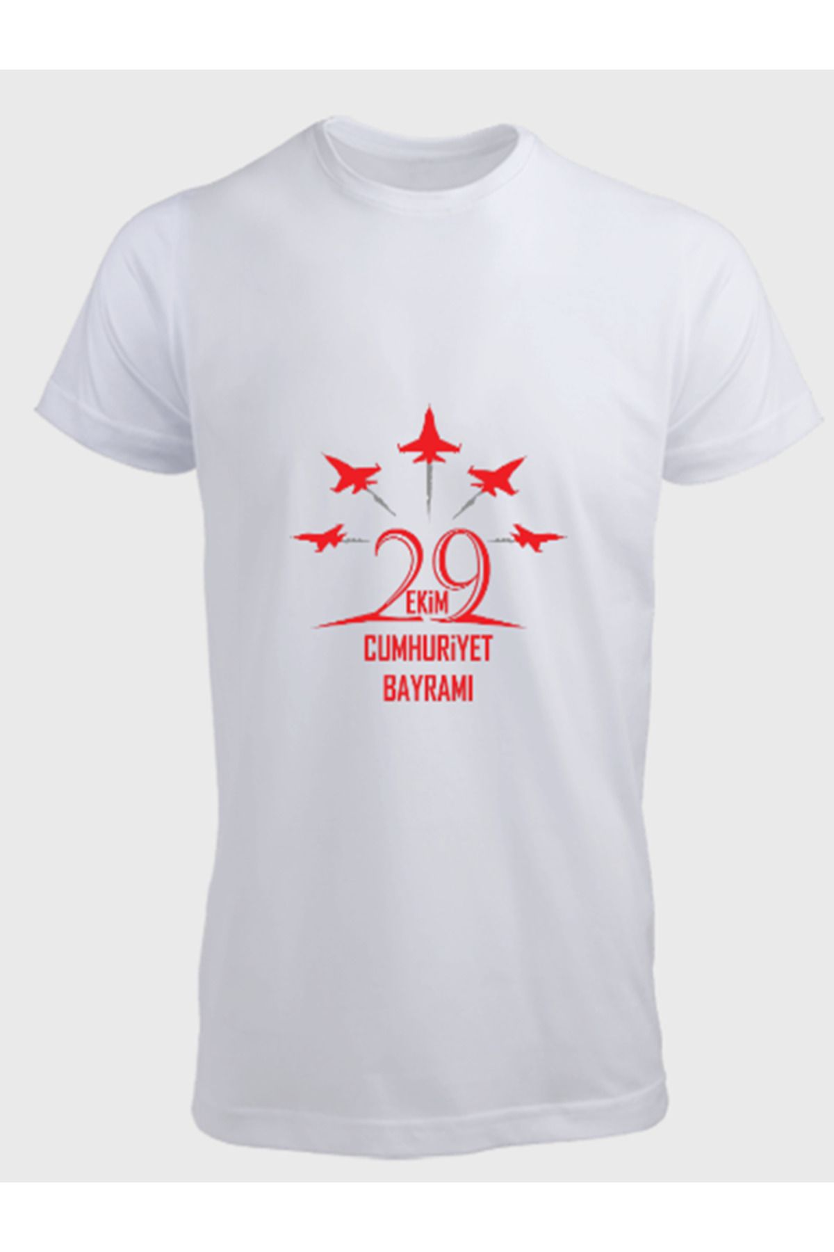 Ayka Kişiye Özel 29 EKİM CUMHURİYET BAYRAMI Baskılı Tshirt Tişört