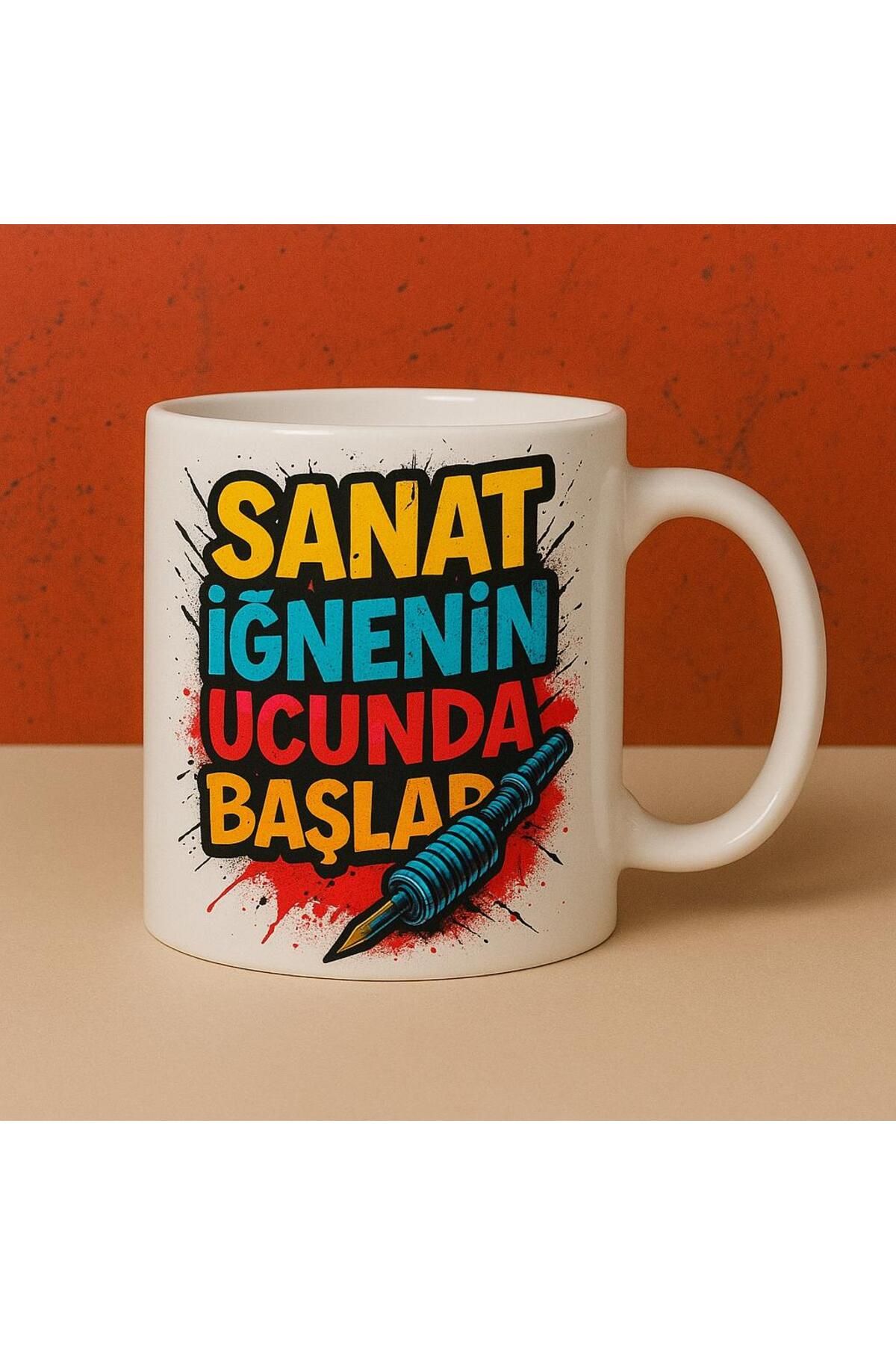 Puficca Tasarım Dövme Sanatçılarına Özel Baskılı Kupa Bardak