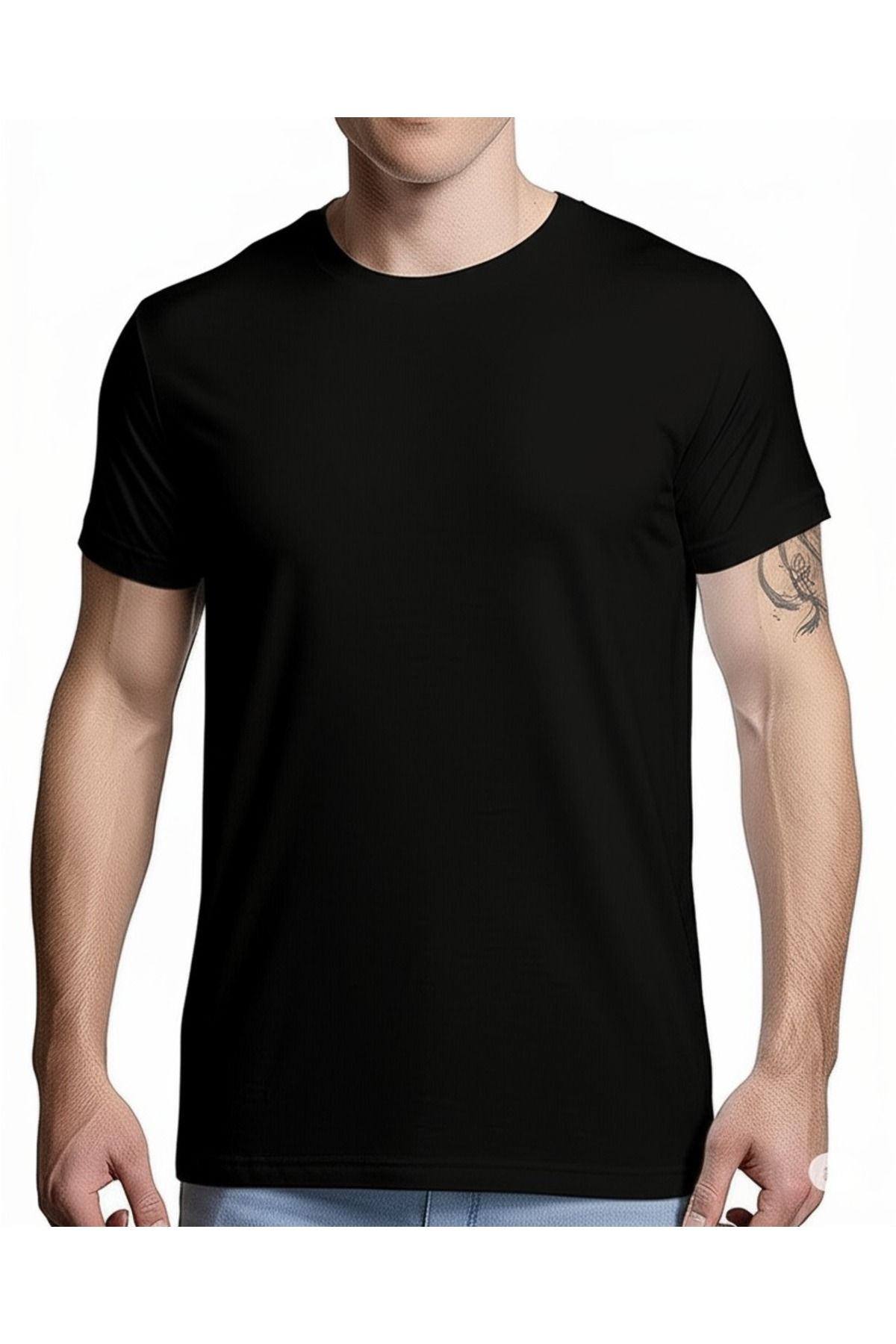 SERCEYO Erkek Bisiklet Yaka T shirt