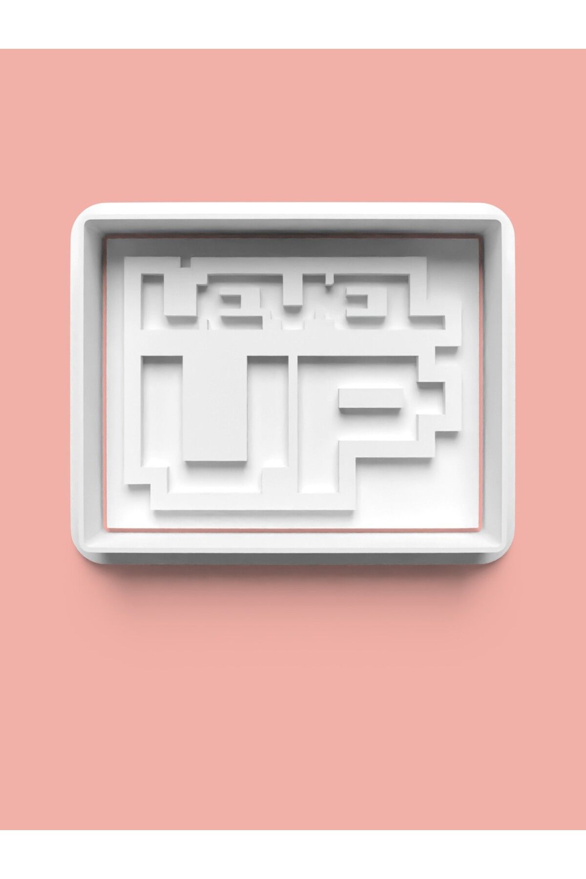 AKTASTORE Level Up Oyun Sloganı Kurabiye Kalıbı Ve Şeker Hamuru Kalıbı