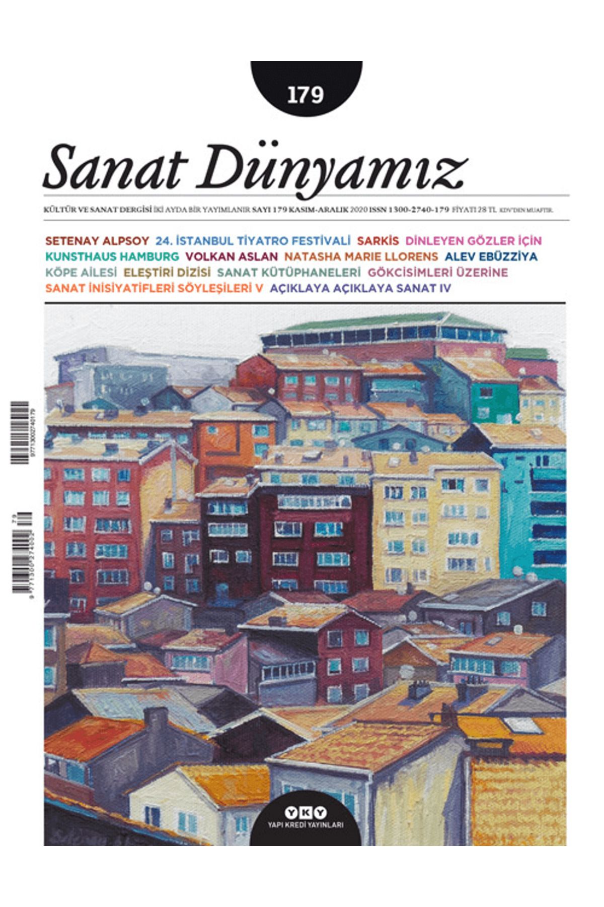 Yapı Kredi Yayınları Sanat Dünyamız Sayı 179