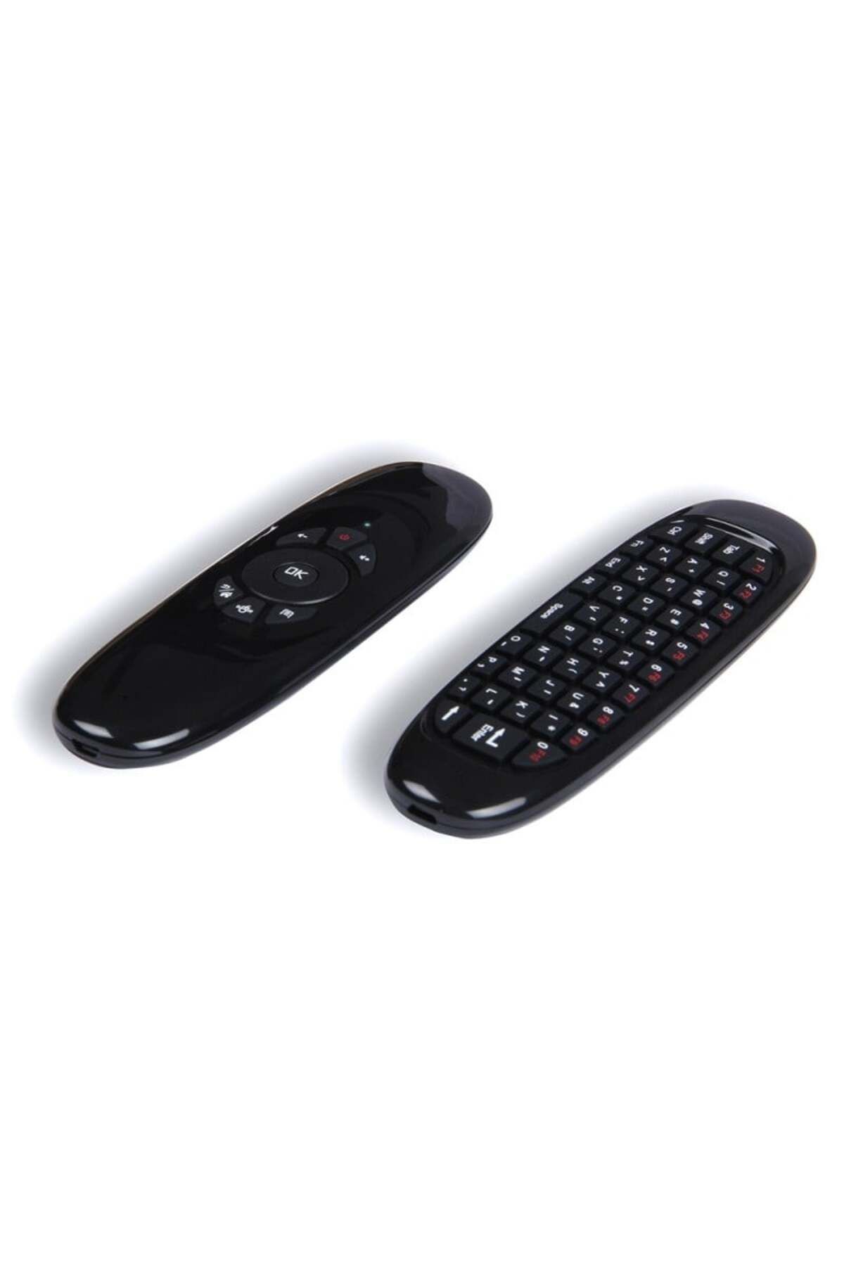 TECHSTAR-® C120 Keyboard, Air Mouse Remote Control, Wireless 2.4g, Usb, Gyroscope, Qwerty 9