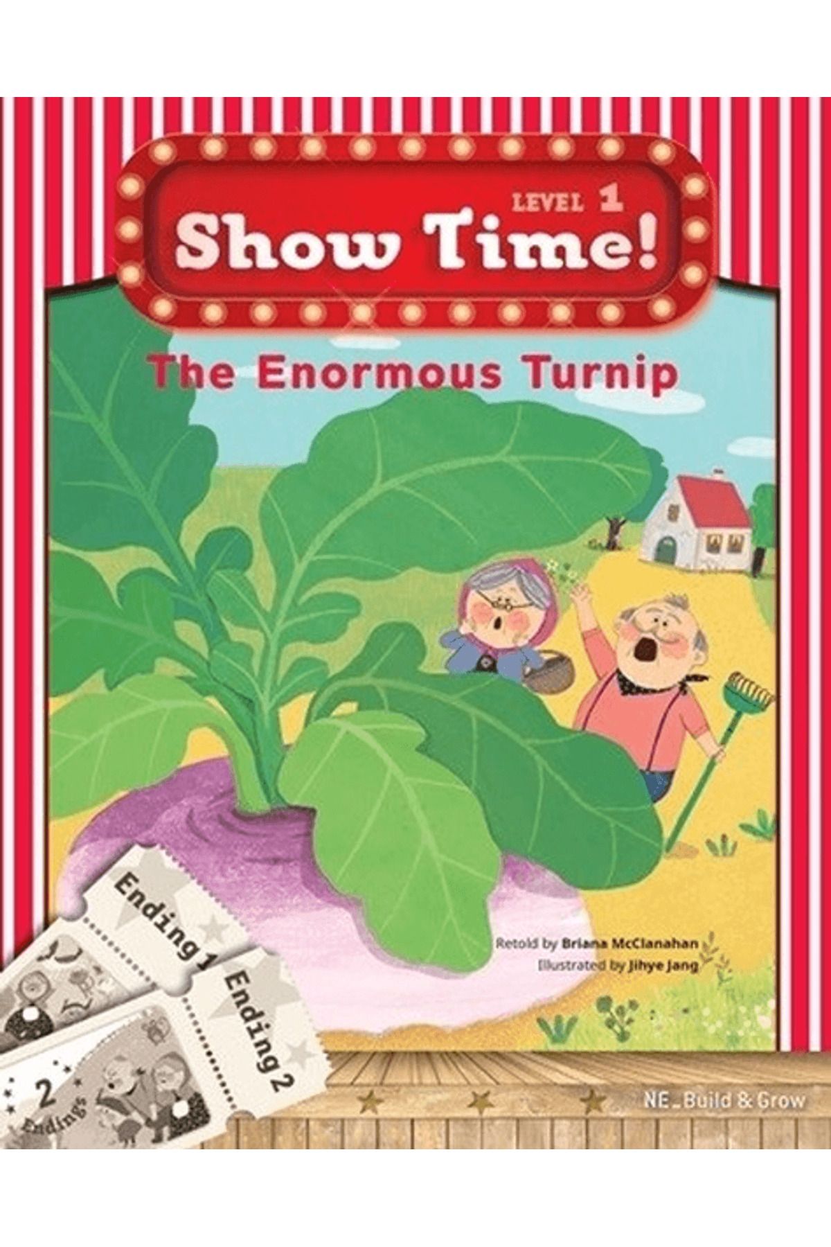 Build and Grow Publishing The Enormous Turnip Show Time Level 1