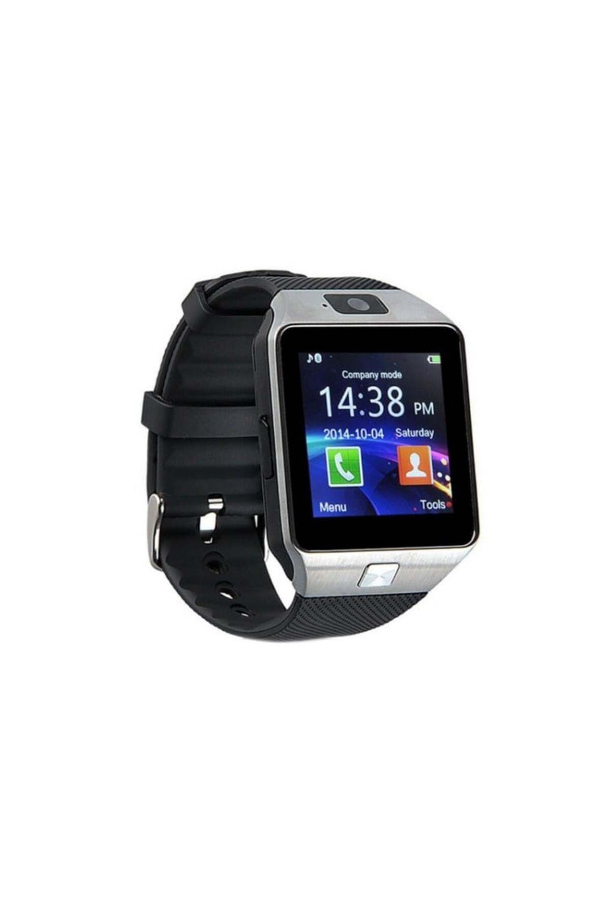 TECHSTAR-Ceas inteligent Techstar® DZ09, LCD de 1,56 inci, SIM, compatibil cu MicroSD, cameră, apeluri, SMS-uri, pedometru, funcție Sleep 3