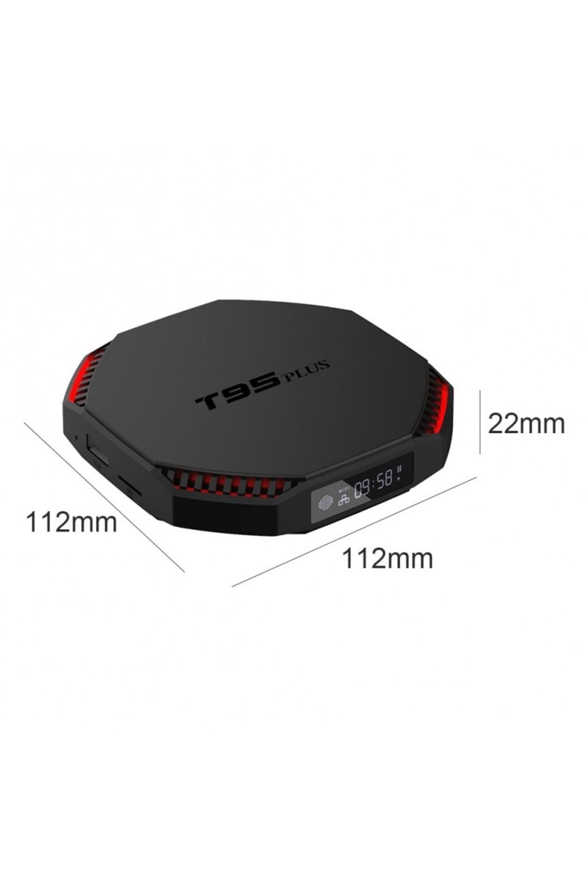 TECHSTAR-Mini PC Tv Box Techstar® T95 Plus, Processor RK3566, Android 11, UHD 8K, HDR, 8GB RAM LPDDR4, 64GB R 7