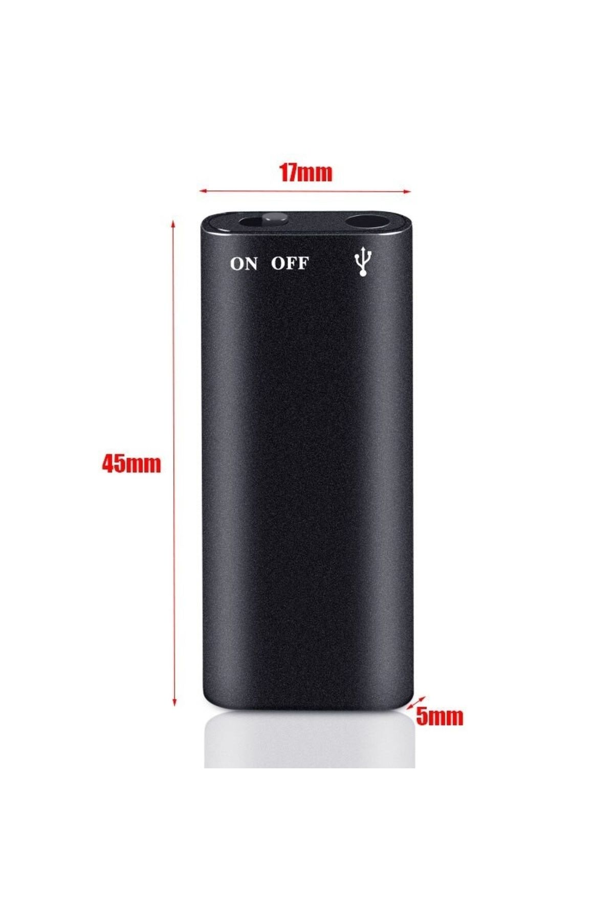 TECHSTAR-® Mini8 Spy Mp3 Player, 8gb Internal Memory, Integrated Microphone, Audio Recording, Battery 5