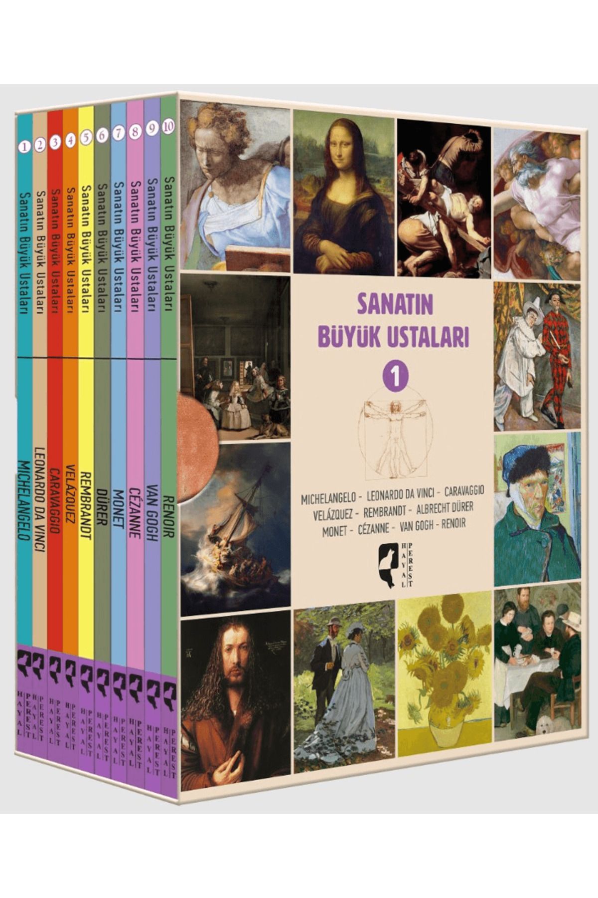 HayalPerest Kitap Sanatın Büyük Ustaları Seti (10 Kitap Takım)