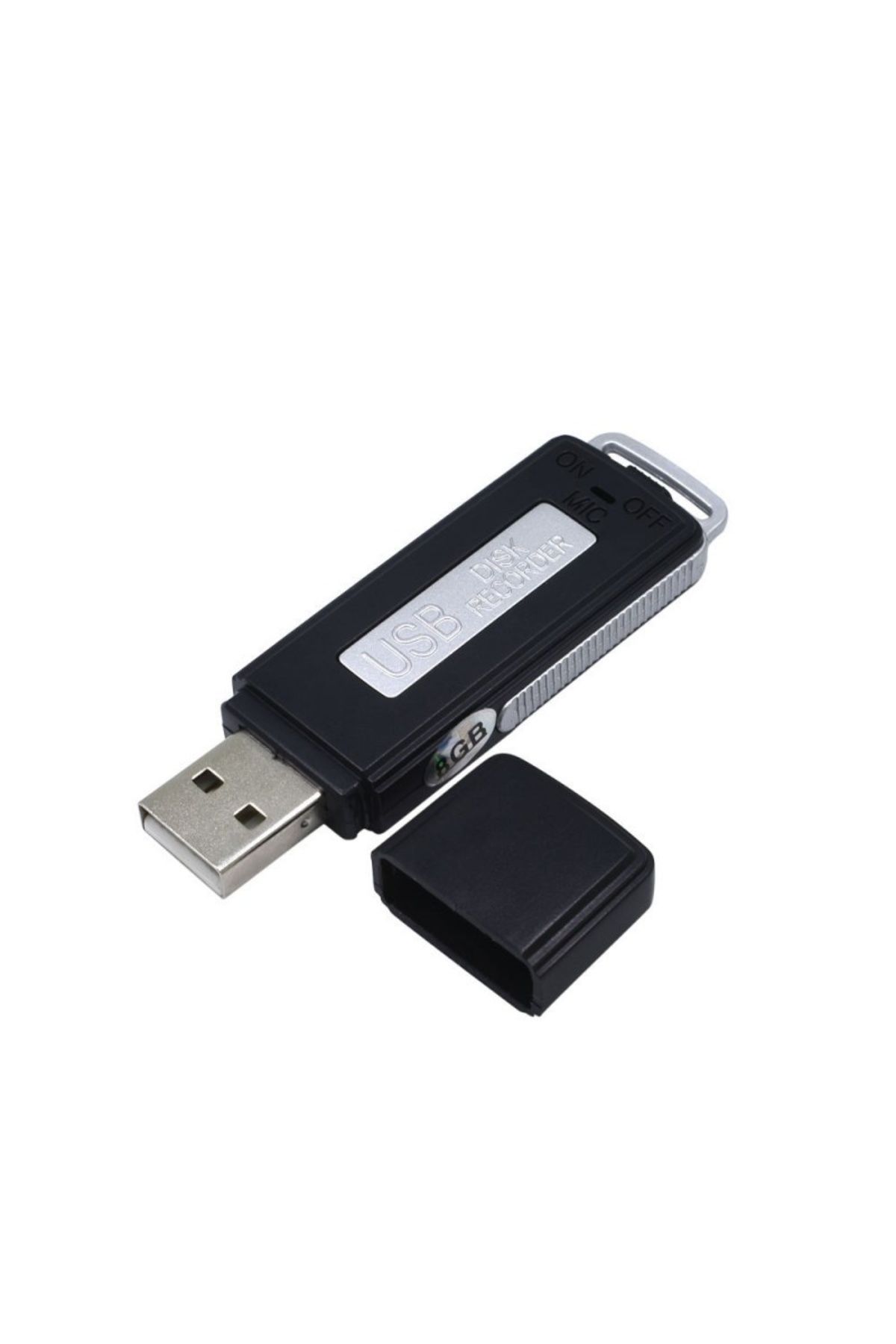 TECHSTAR-® U-disk B2 Spy Usb Memory, 8gb, Integrated Microphone, Automatic Recording, Rechargeable Ba 5