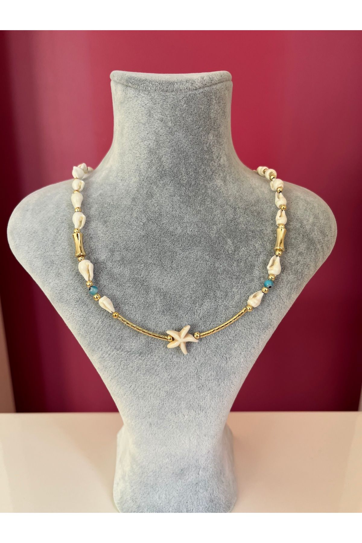 Asteria Jewelry Deniz Kabuğu Ve Deniz Yıldızı Kolye